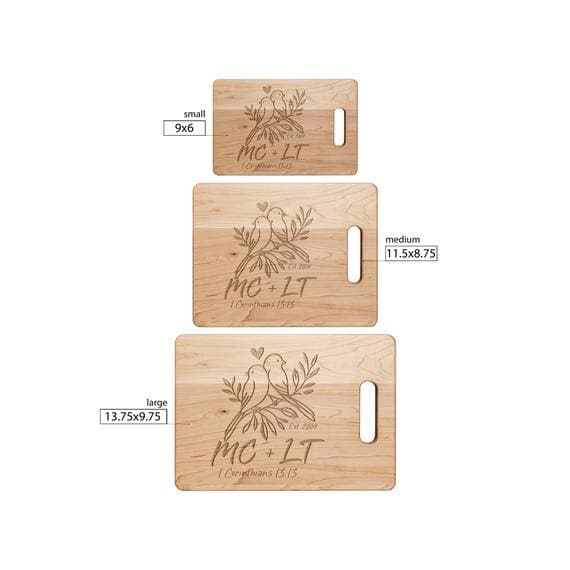 Love Birds Custom Kitchen Cutting Board from Lewey's Merch