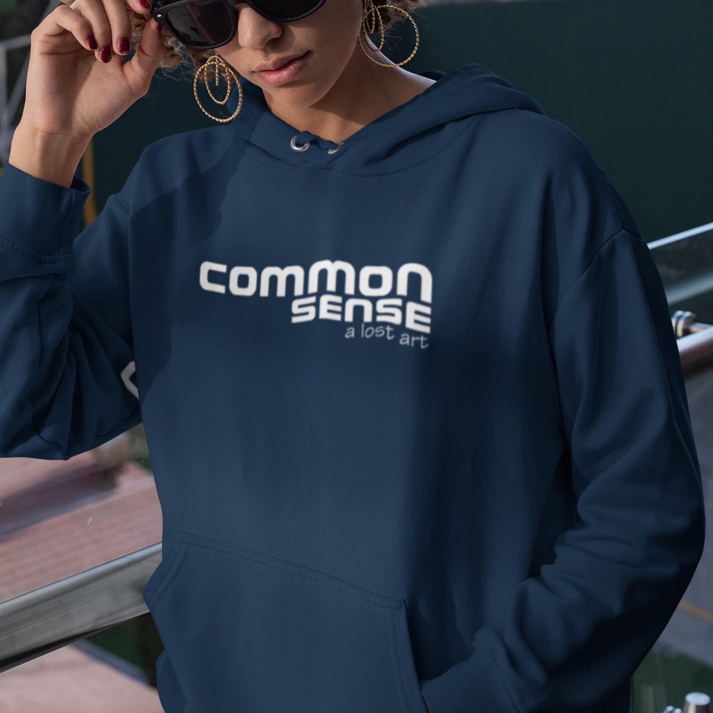 Common Sense Funny Sarcastic Sweatshirt from Lewey's Merch