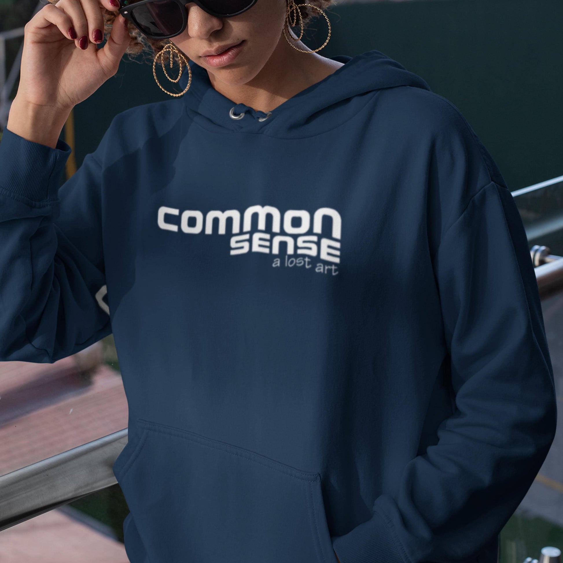Common Sense Funny Sarcastic Sweatshirt from Lewey's Merch