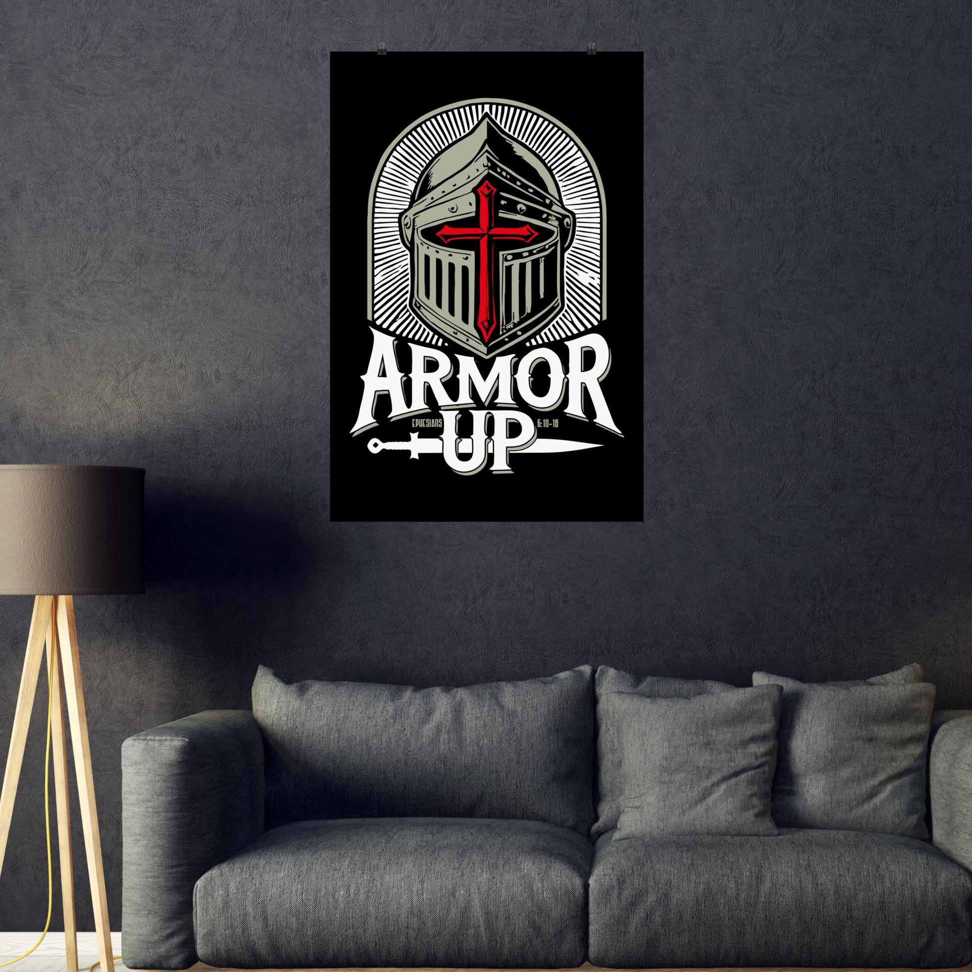Armor Up Ephesians 6 Christian Poster from Lewey's Merch
