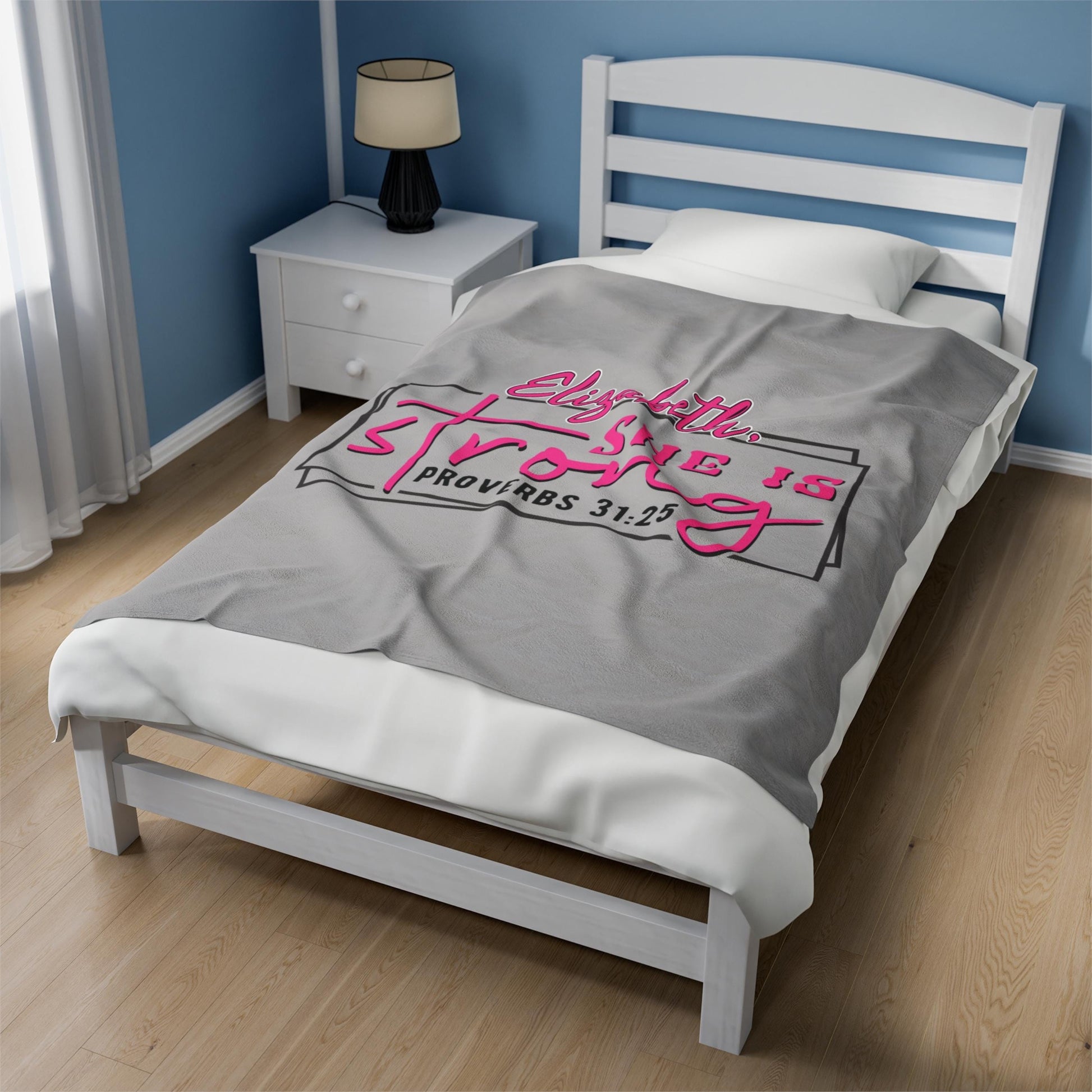 Personalized Proverbs 31 Christian Blanket from Lewey's Merch