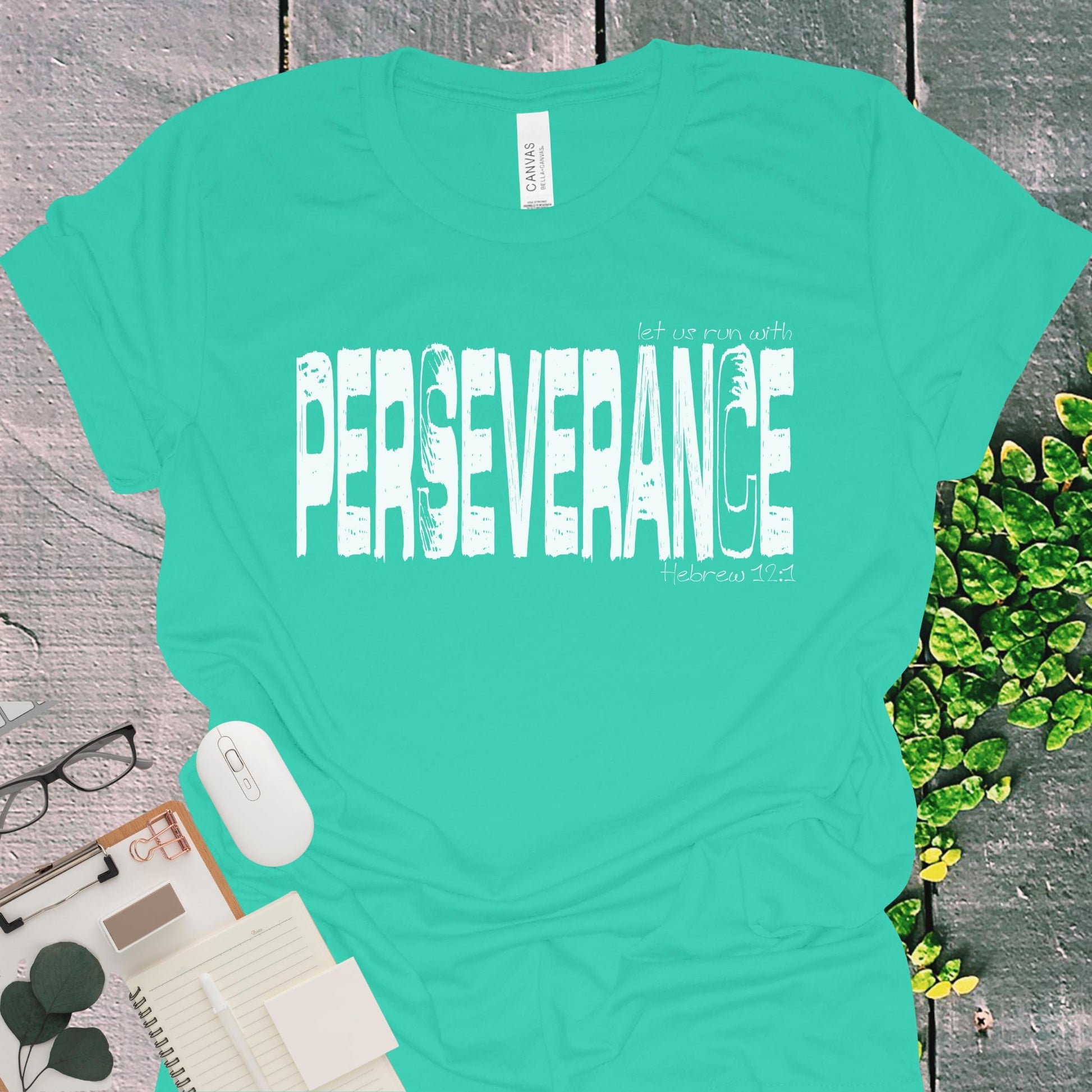 Spiritual Perseverance Christian Workout Shirt from Lewey’s Merch