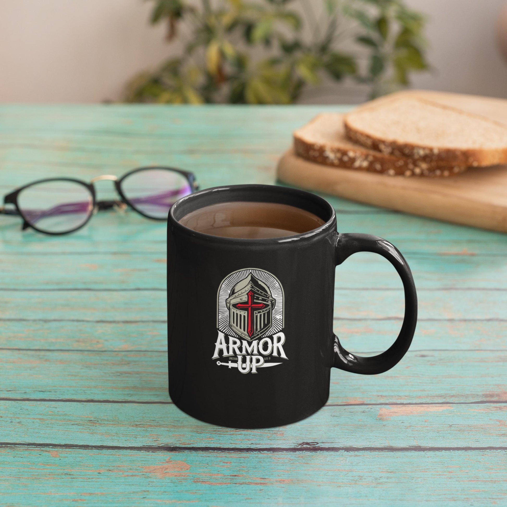 Armor Up Ephesians 6 Christian Coffee Mug from Lewey's Merch