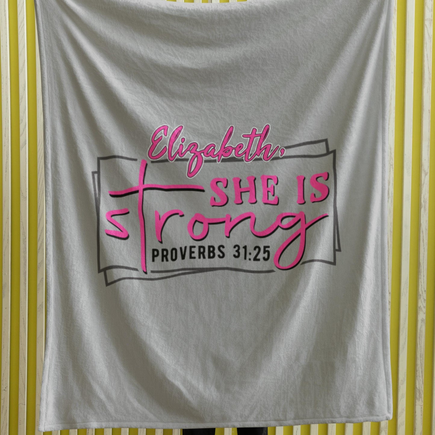 Personalized Proverbs 31 Christian Blanket from Lewey's Merch