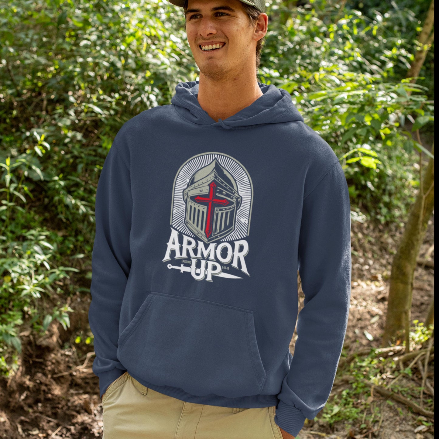 Armor of God Christian Sweatshirt from Lewey’s Merch