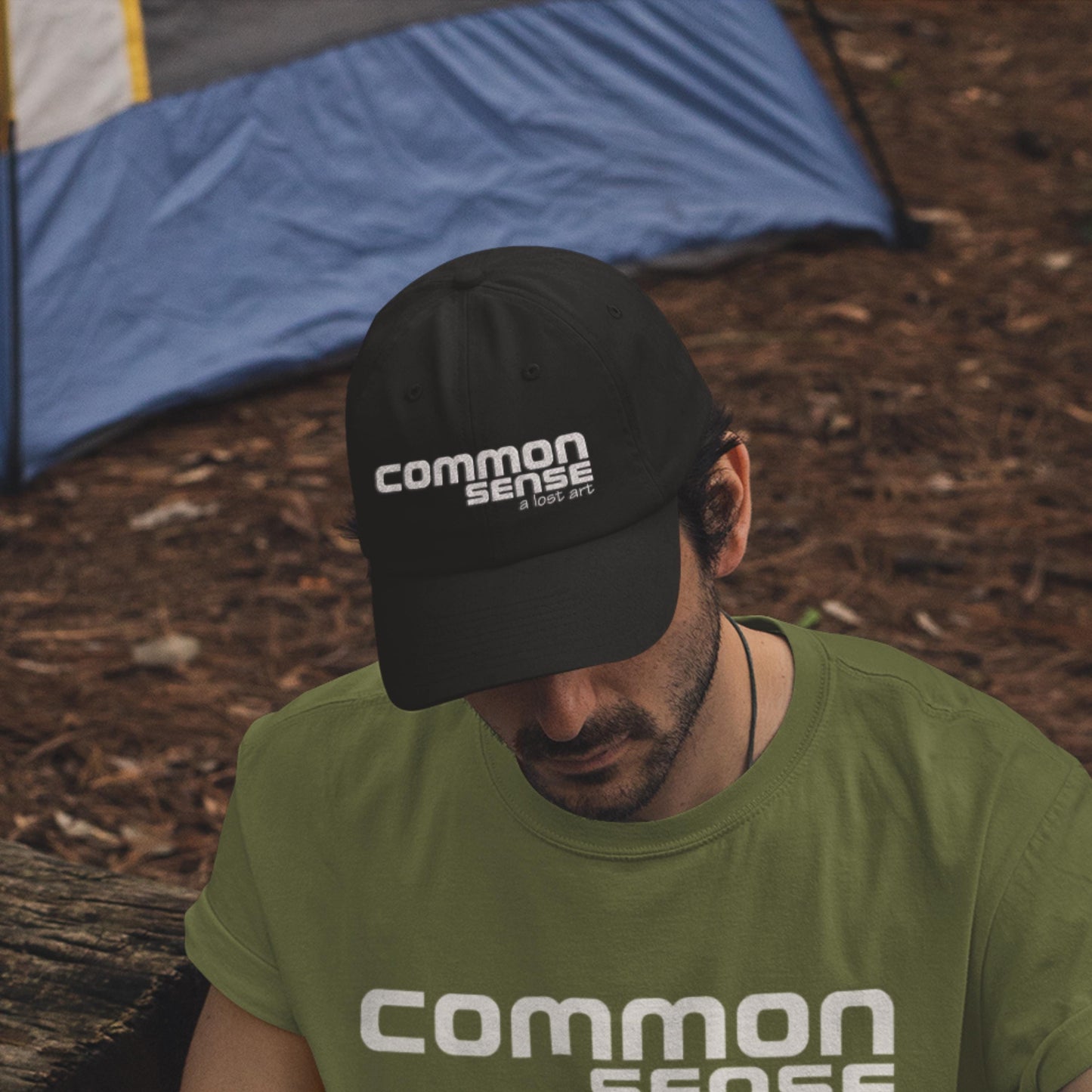 Common Sense Is a Lost Art Dad Hat from Lewey's Merch