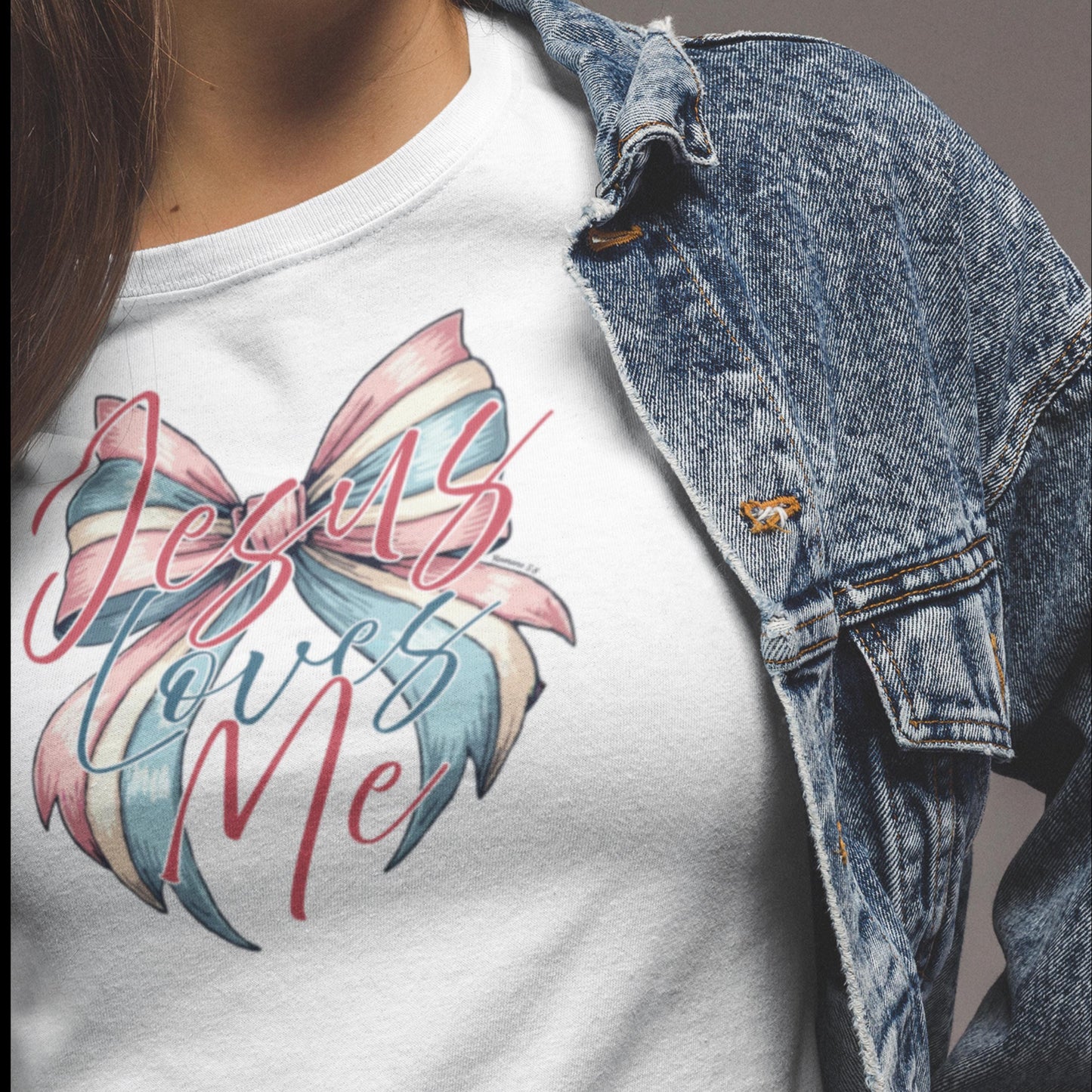 Jesus Loves Me Comfort Colors Christian Shirt from Lewey’s Merch