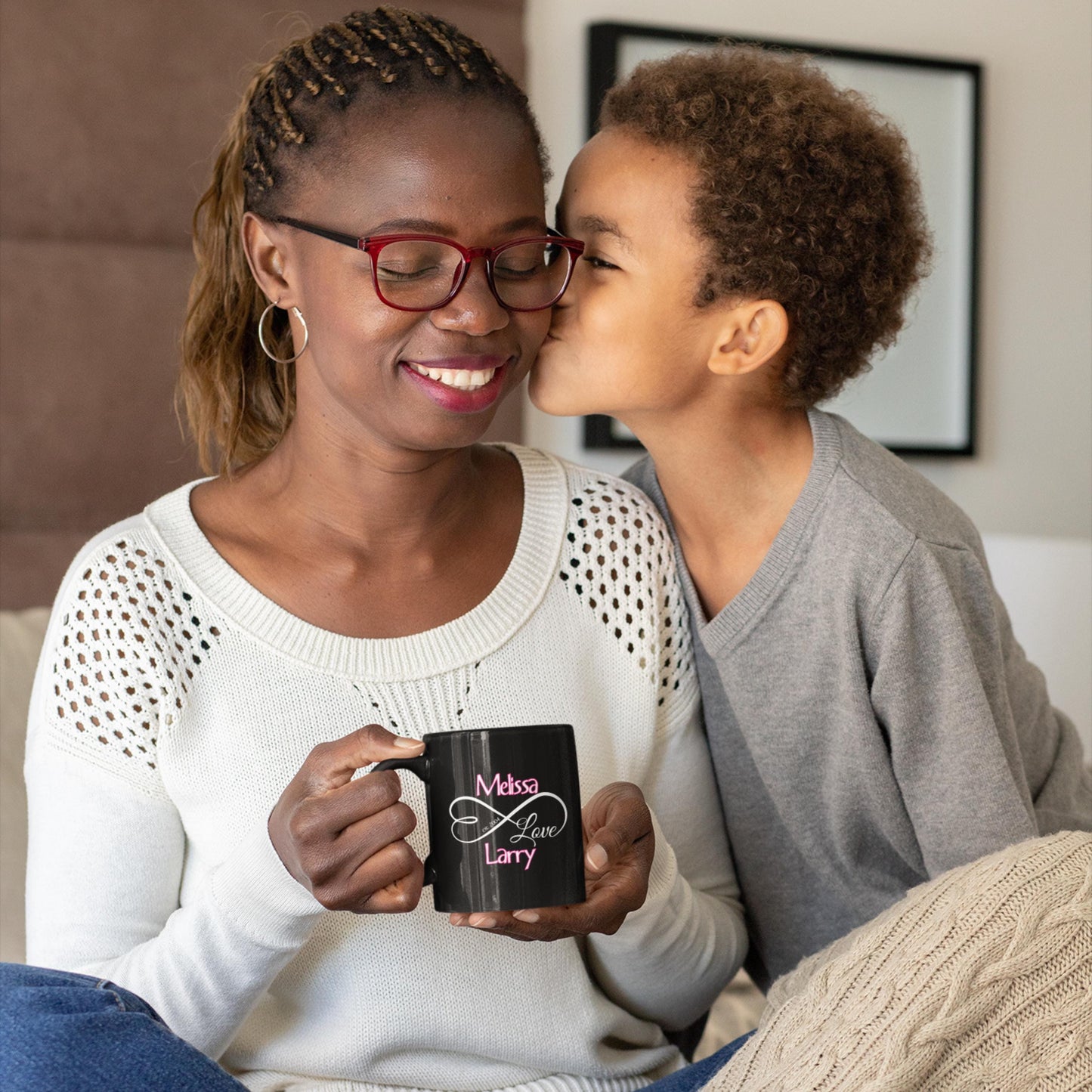 Custom Infinity Symbol Coffee Mug from Lewey's Merch