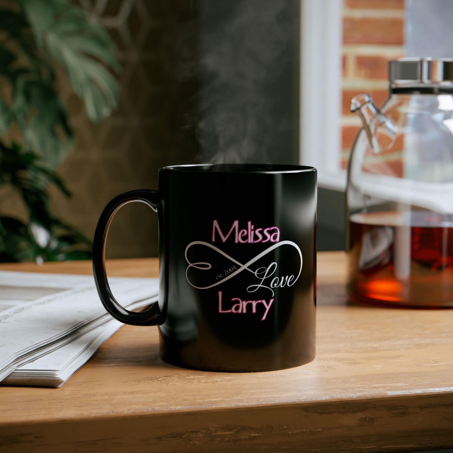 Custom Infinity Symbol Coffee Mug from Lewey's Merch