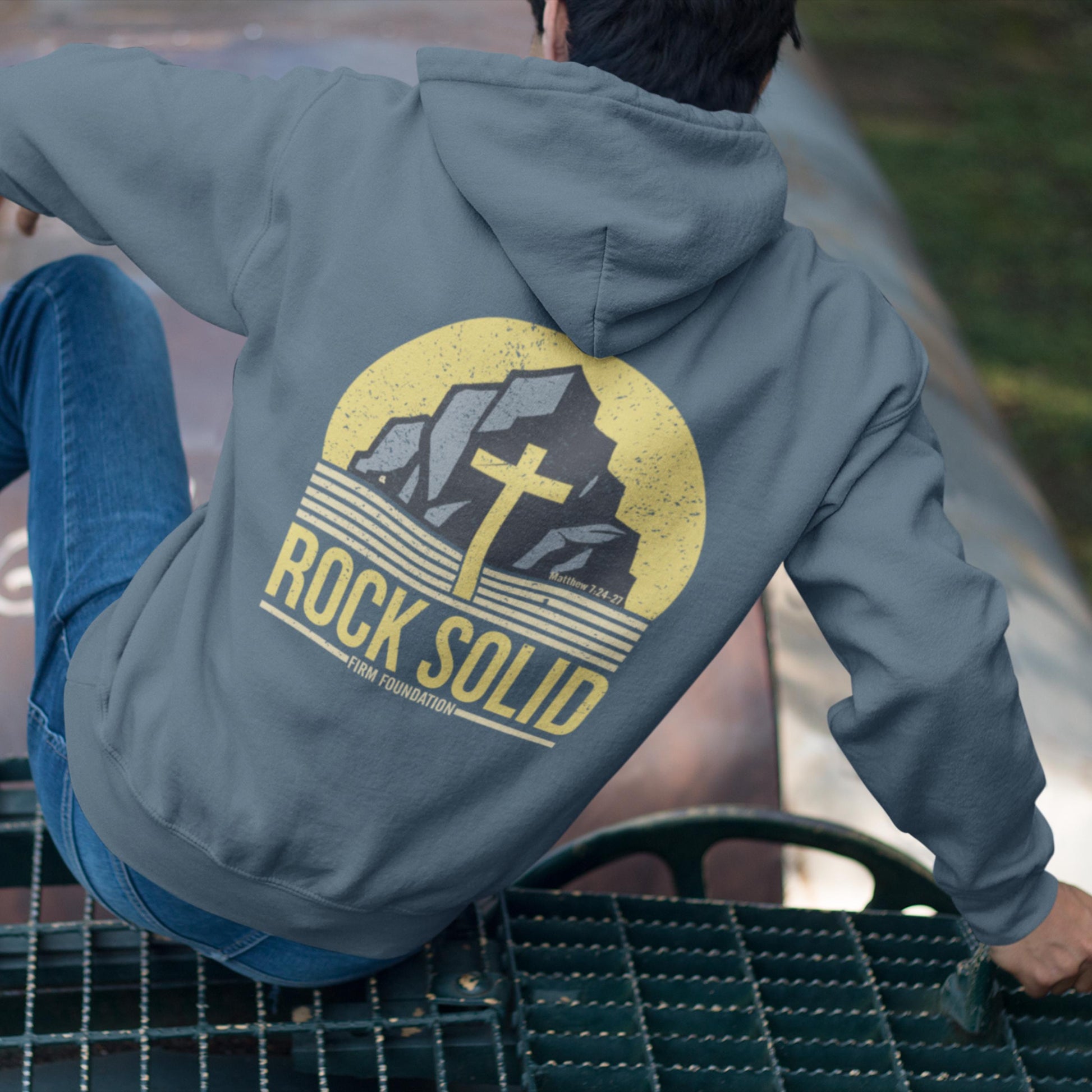 Rock Solid Christian Hoodie from Lewey’s Merch