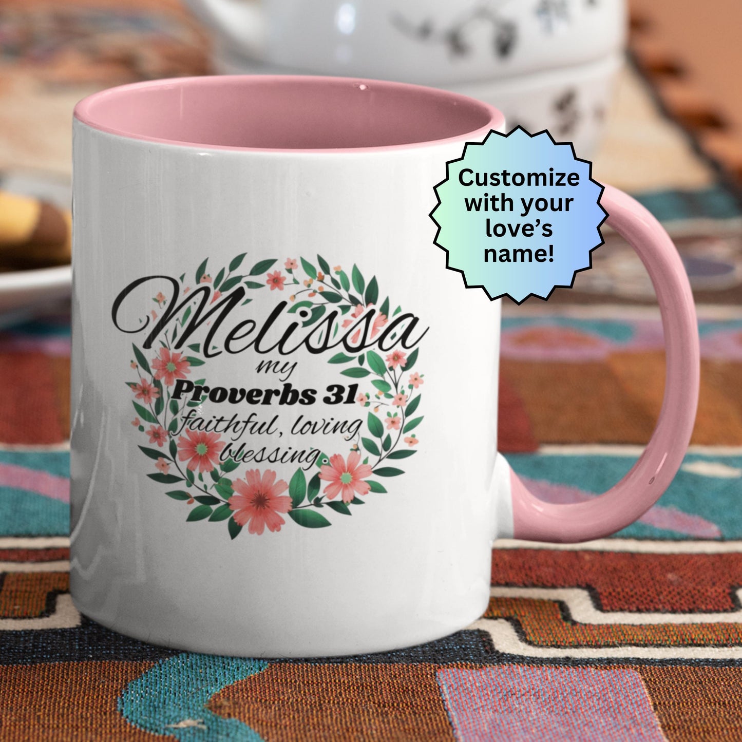 Personalized Proverbs 31 Christian Mug from Lewey's Merch