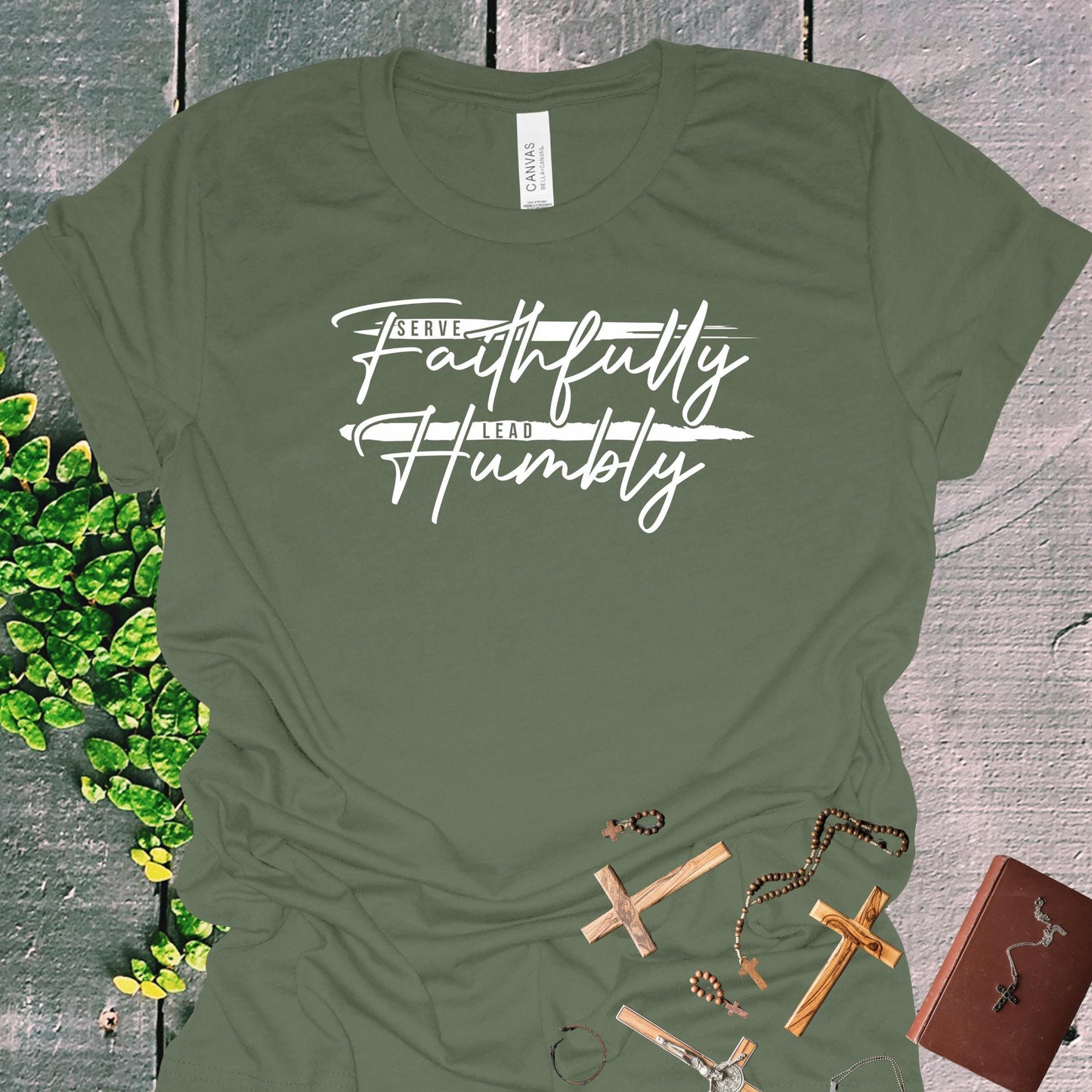 Faith-Based Leadership Christian T-Shirt from Lewey’s Merch