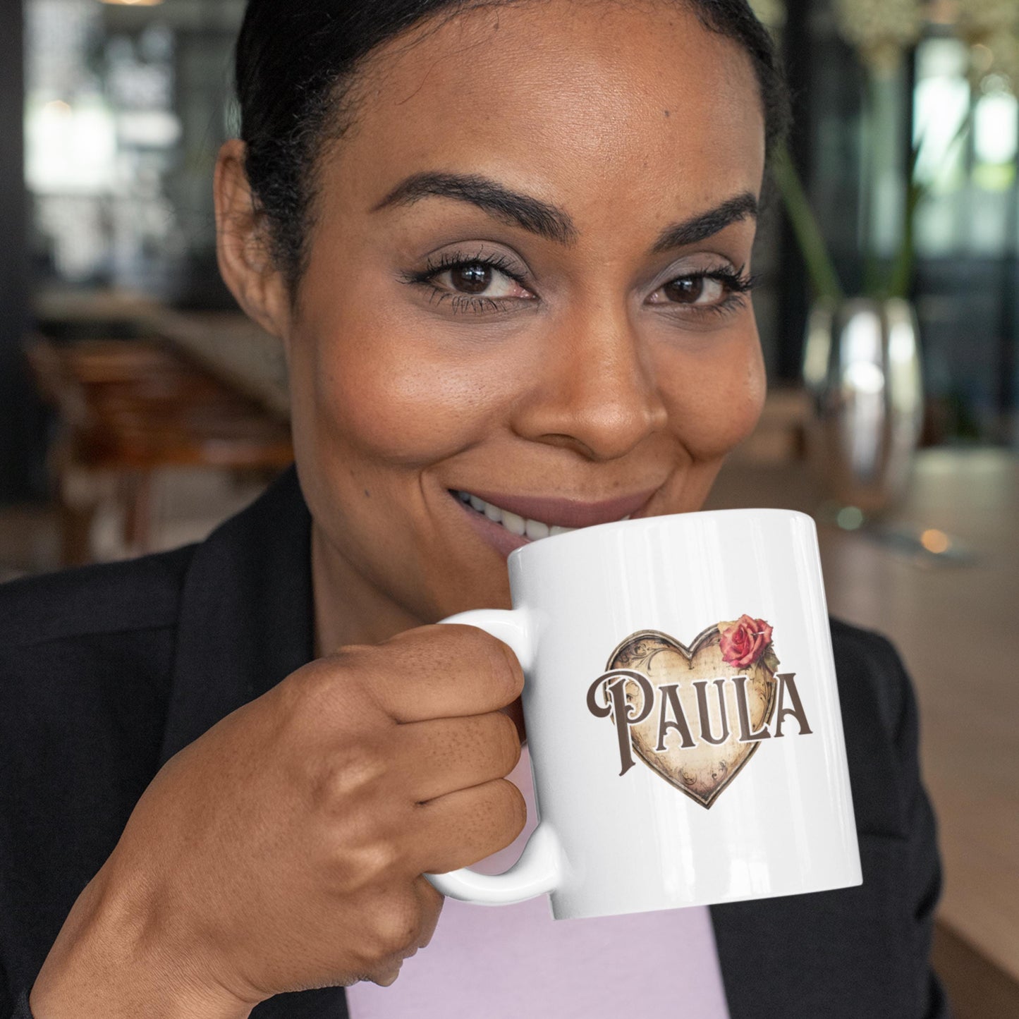 Personalized Initial and Name Coffee Mug from Lewey's Merch