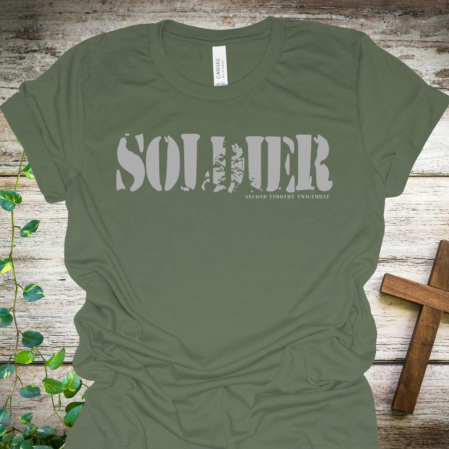 Endure Hardship 2 Timothy 2:3 Christian T-Shirt from Lewey’s Merch