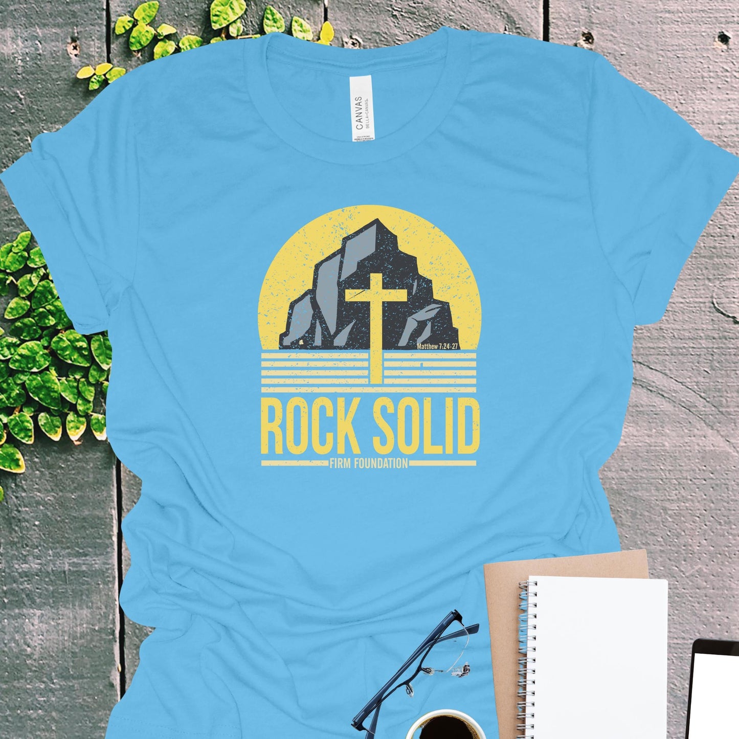 Rock Solid Christian T-Shirt from Lewey’s Merch