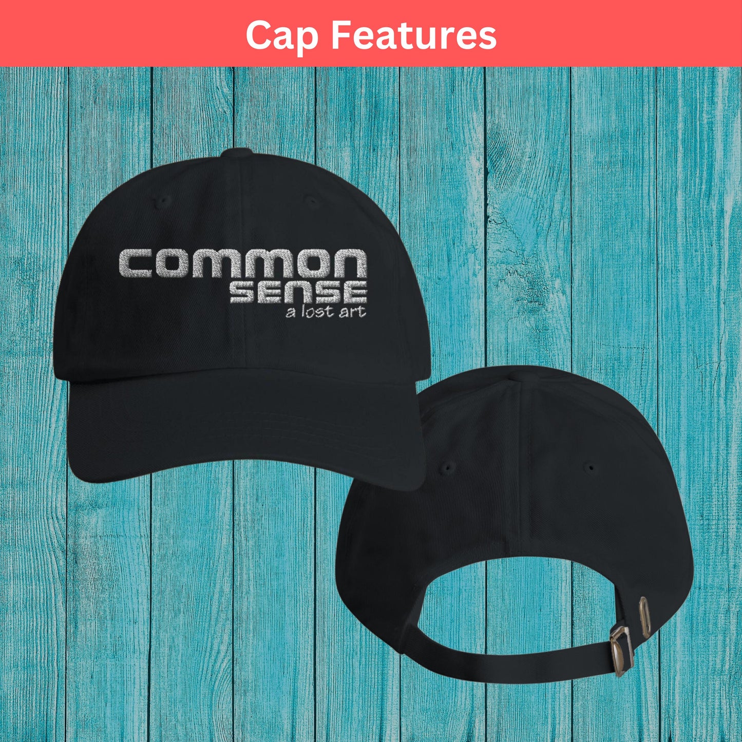 Common Sense Is a Lost Art Dad Hat from Lewey's Merch