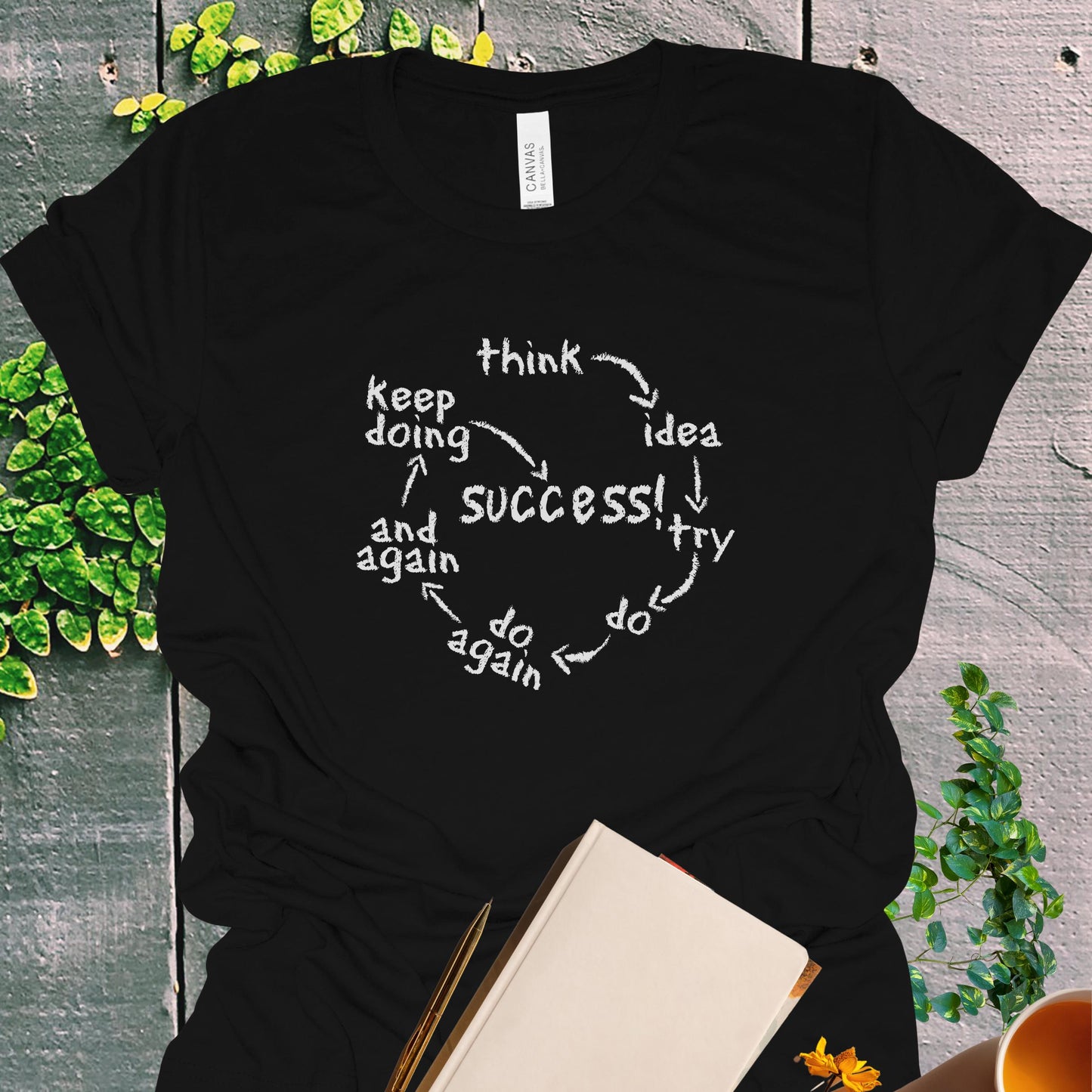 Inspirational Success Motivational T-Shirt from Lewey's Merch