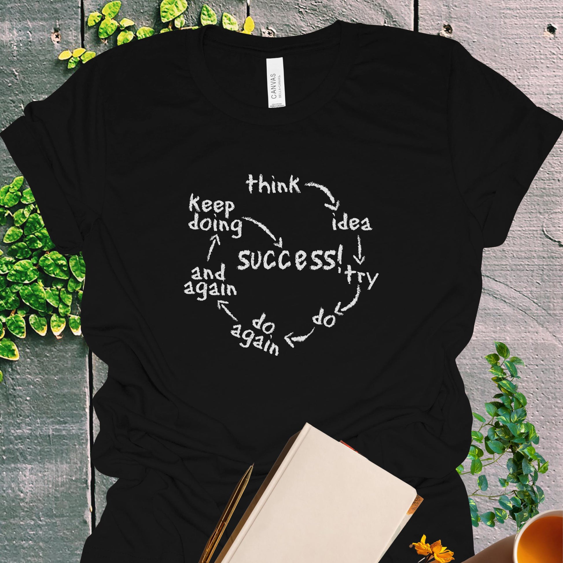 Inspirational Success Motivational T-Shirt from Lewey's Merch