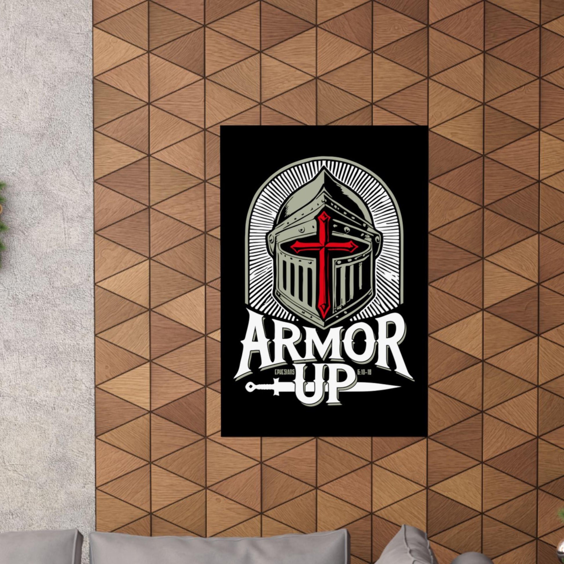 Armor Up Ephesians 6 Christian Poster from Lewey's Merch