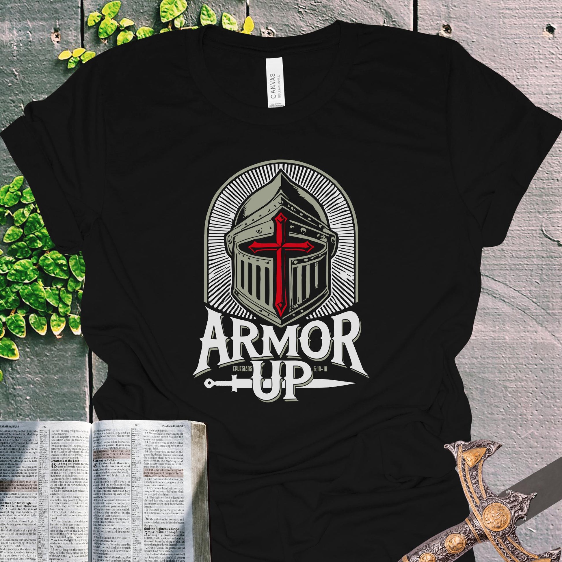 Armor of God Christian T-Shirt from Lewey’s Merch