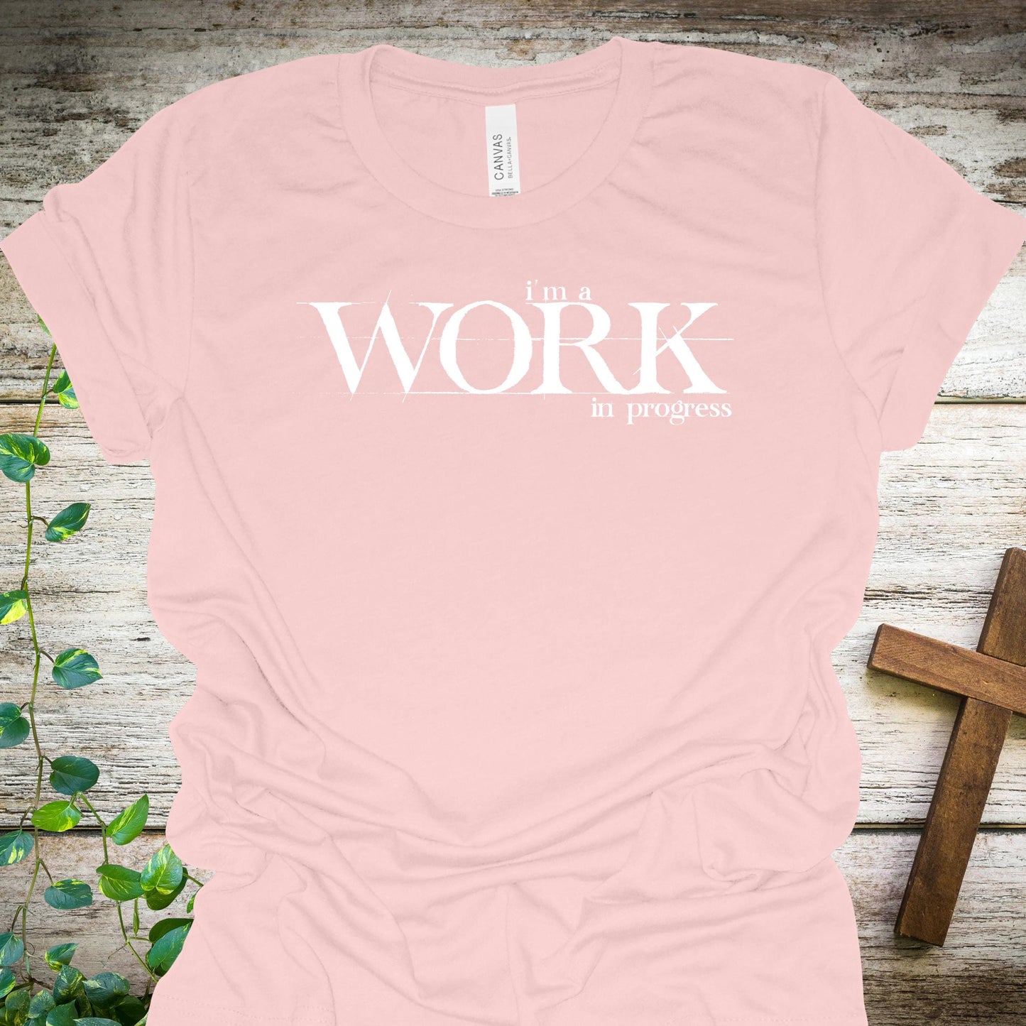 Work in Progress Christian T-Shirt from Lewey’s Merch