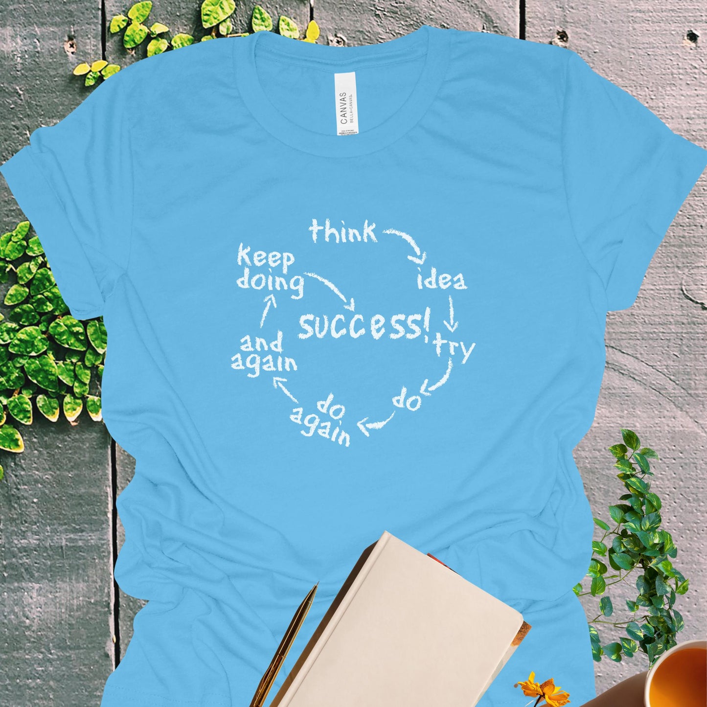 Inspirational Success Motivational T-Shirt from Lewey's Merch