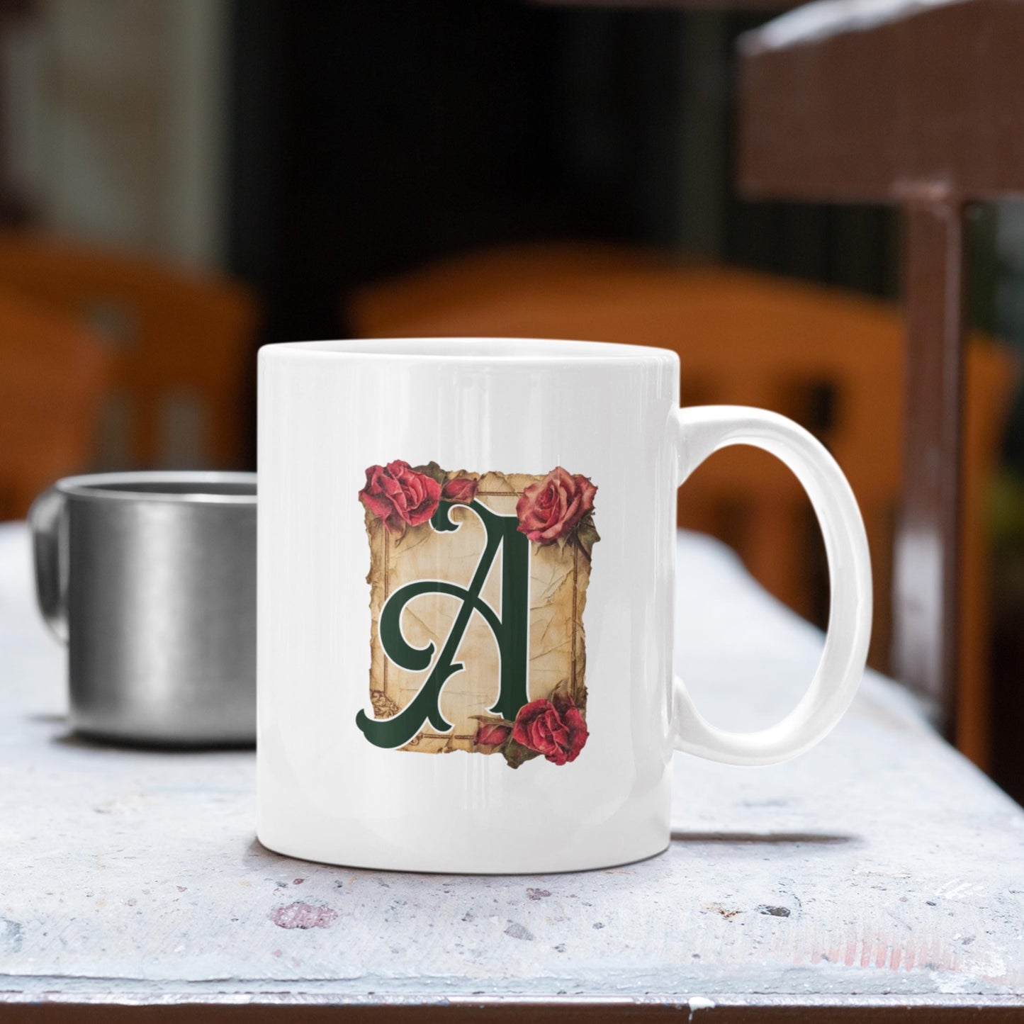 Personalized Initial and Name Coffee Mug from Lewey's Merch