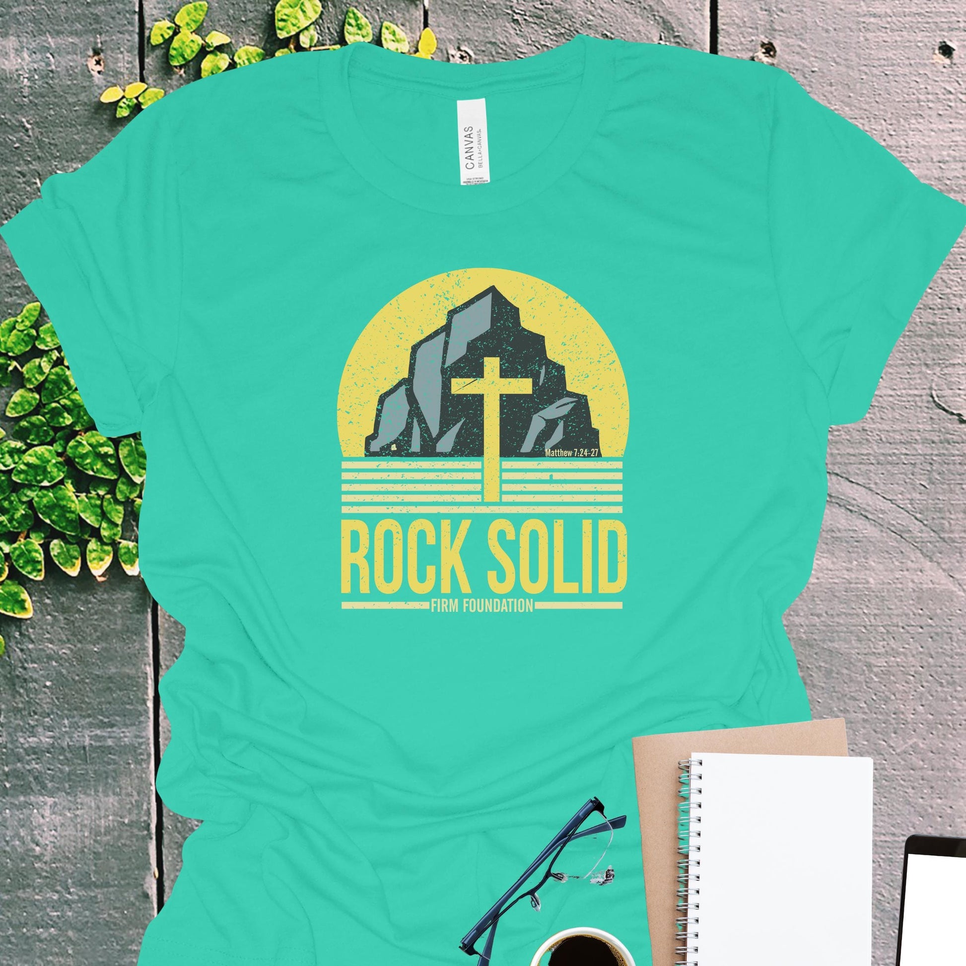 Rock Solid Christian T-Shirt from Lewey’s Merch