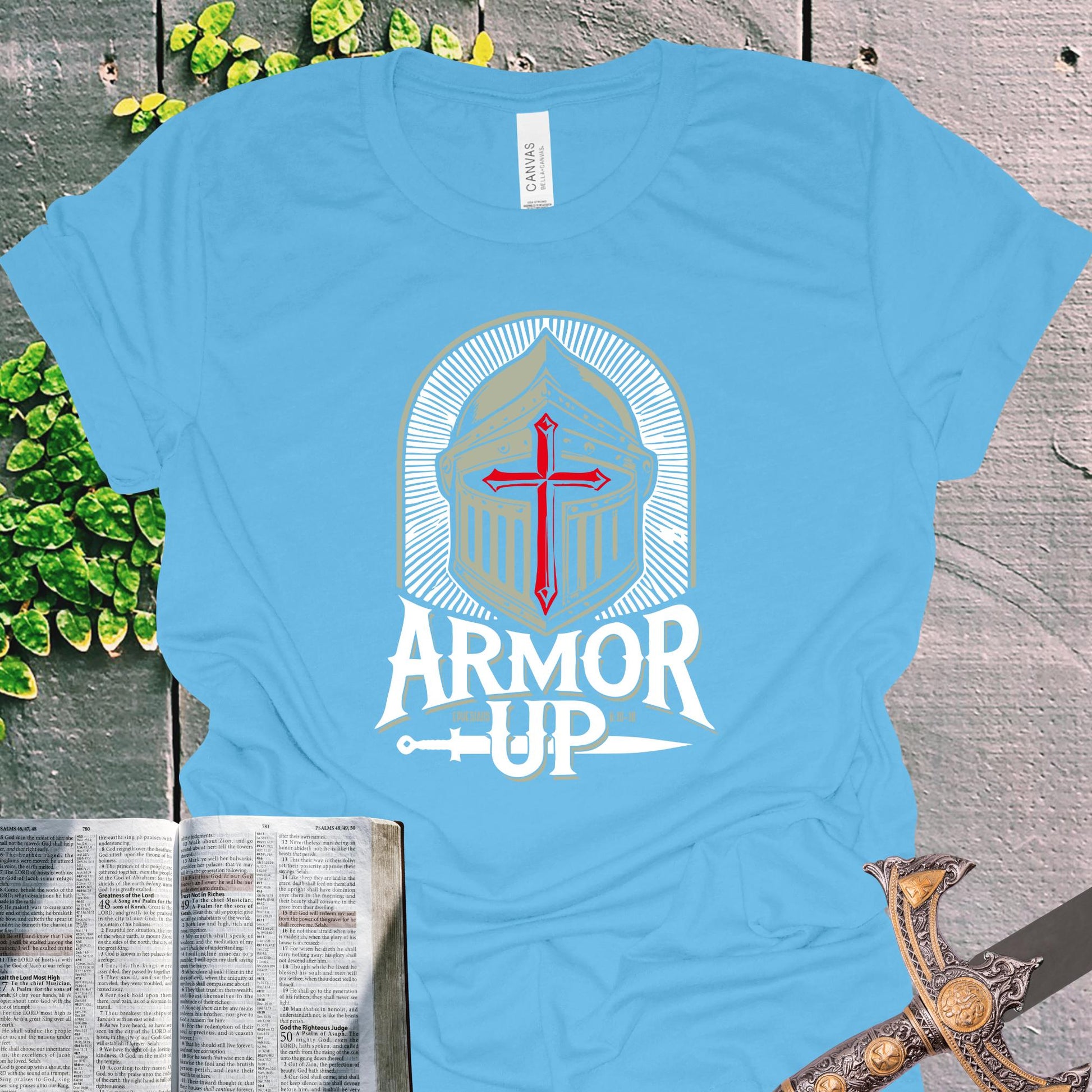 Armor of God Christian T-Shirt from Lewey’s Merch
