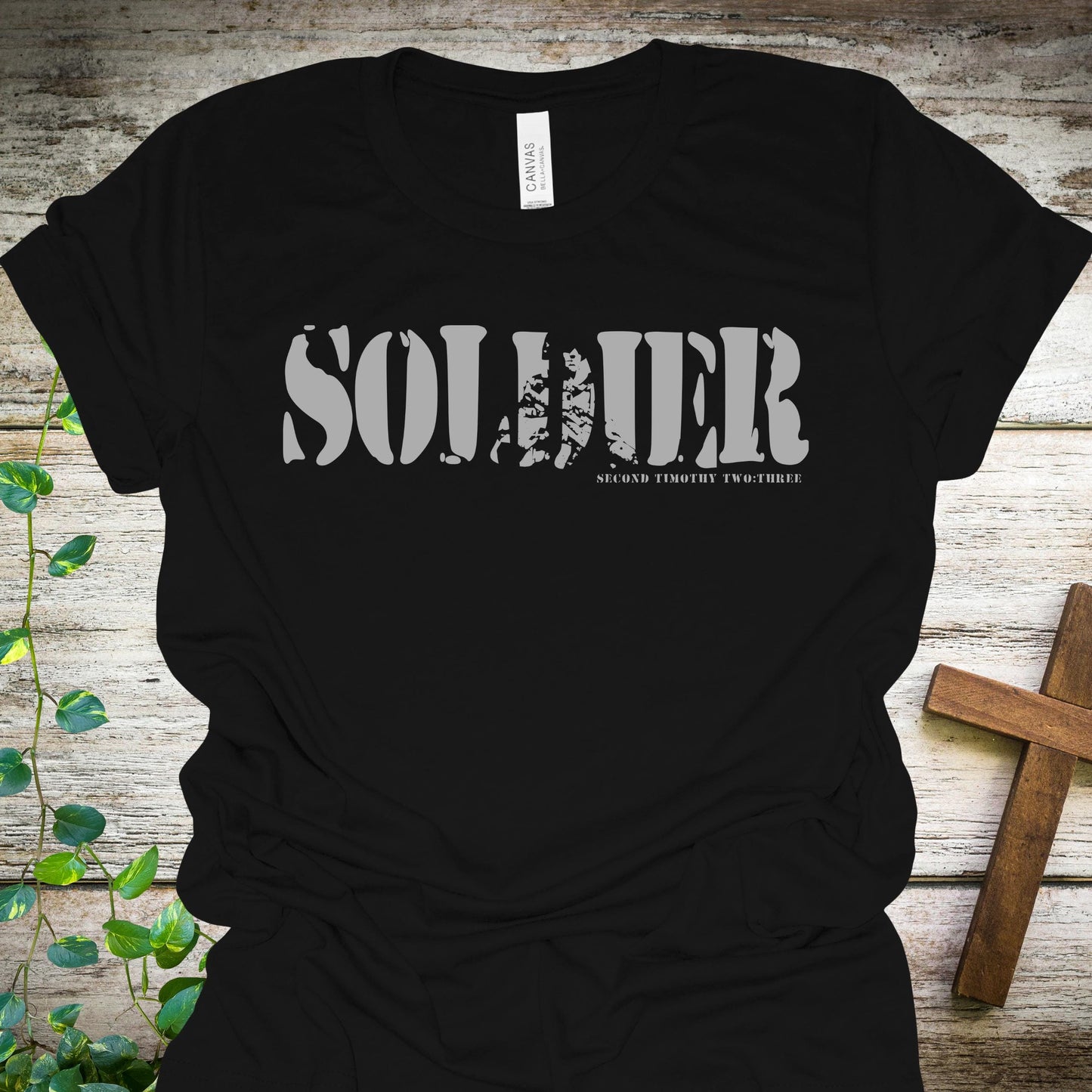 Endure Hardship 2 Timothy 2:3 Christian T-Shirt from Lewey’s Merch