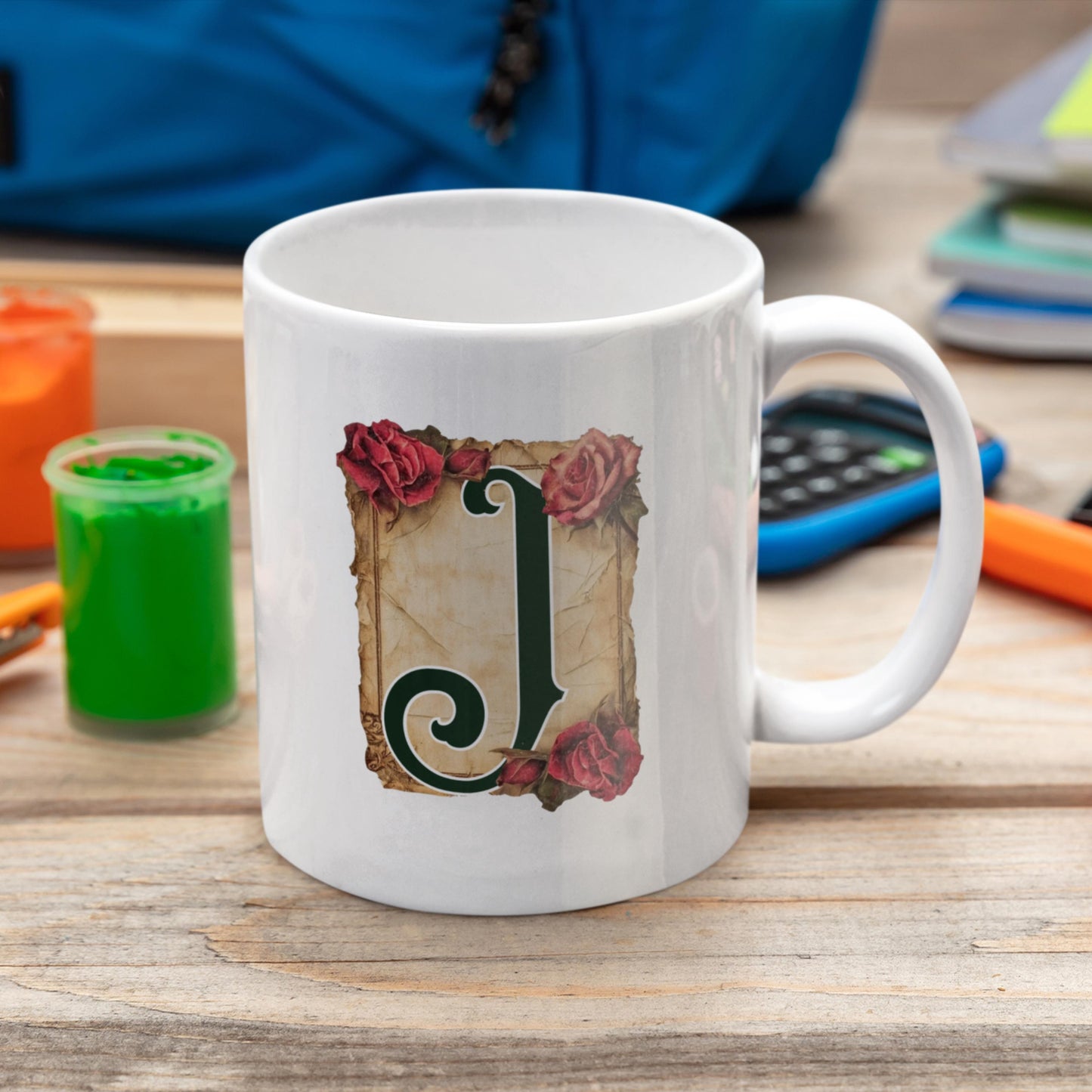 Personalized Initial and Name Coffee Mug from Lewey's Merch