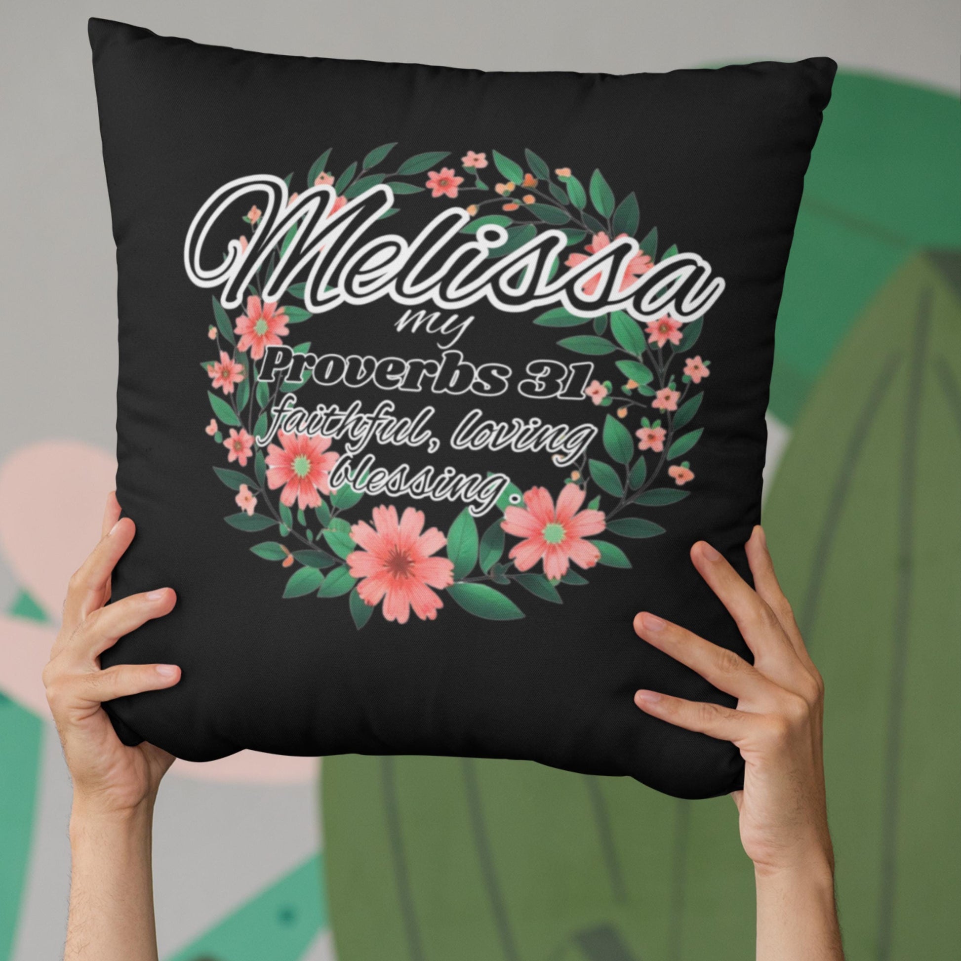 Proverbs 31 Woman Faith-Based Pillow from Lewey's Merch