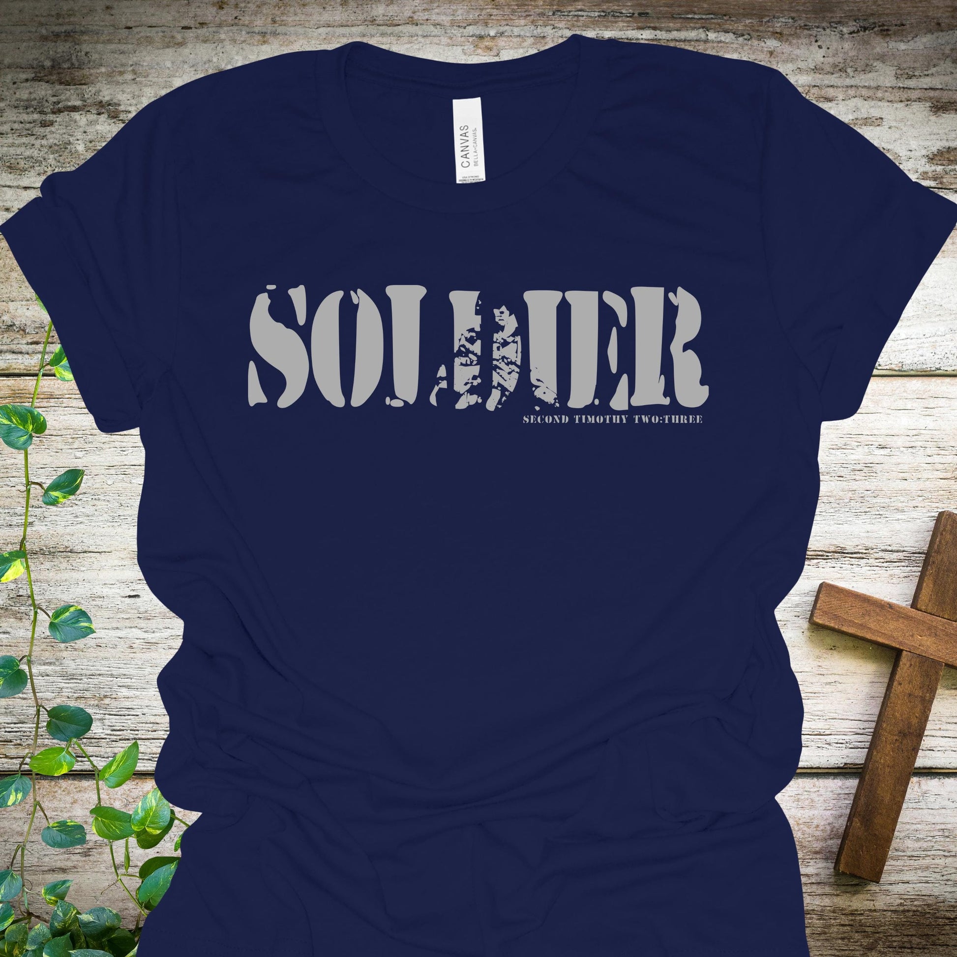 Endure Hardship 2 Timothy 2:3 Christian T-Shirt from Lewey’s Merch
