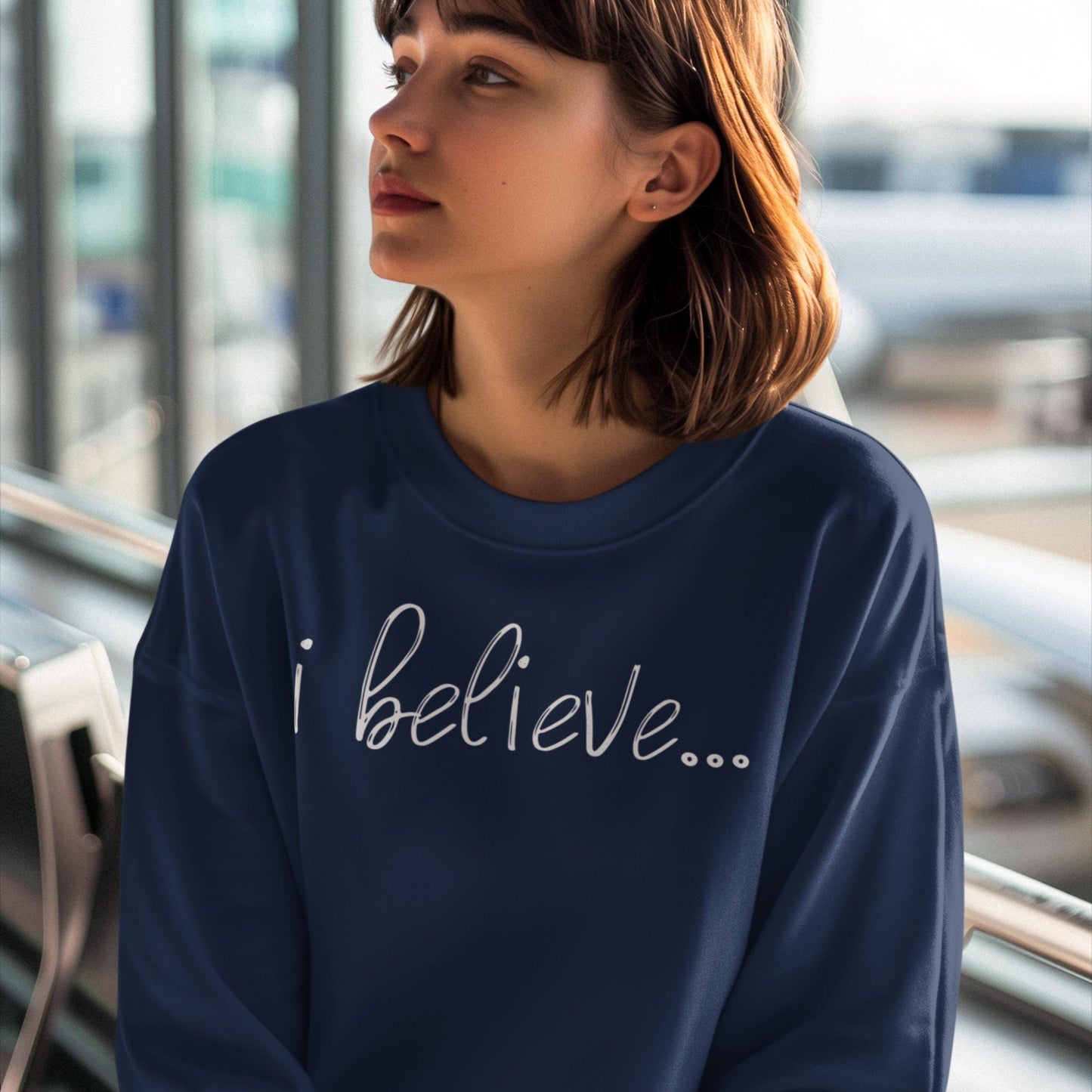 I Believe Christian Crewneck Sweatshirt from Lewey’s Merch