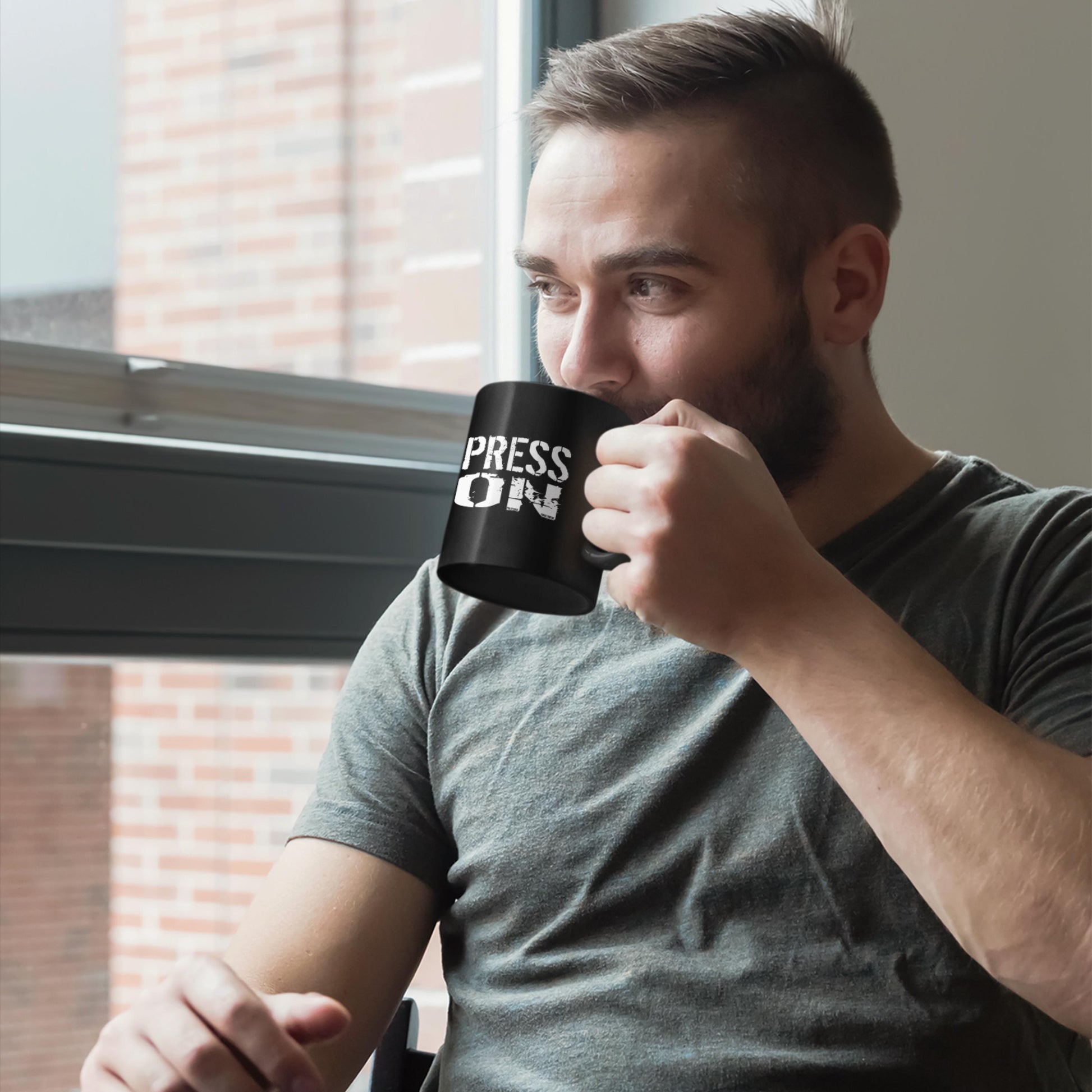 Press On Philippians 3:14 Christian Mug from Lewey's Merch