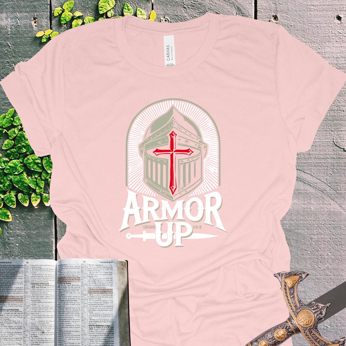 Armor of God Christian T-Shirt from Lewey’s Merch