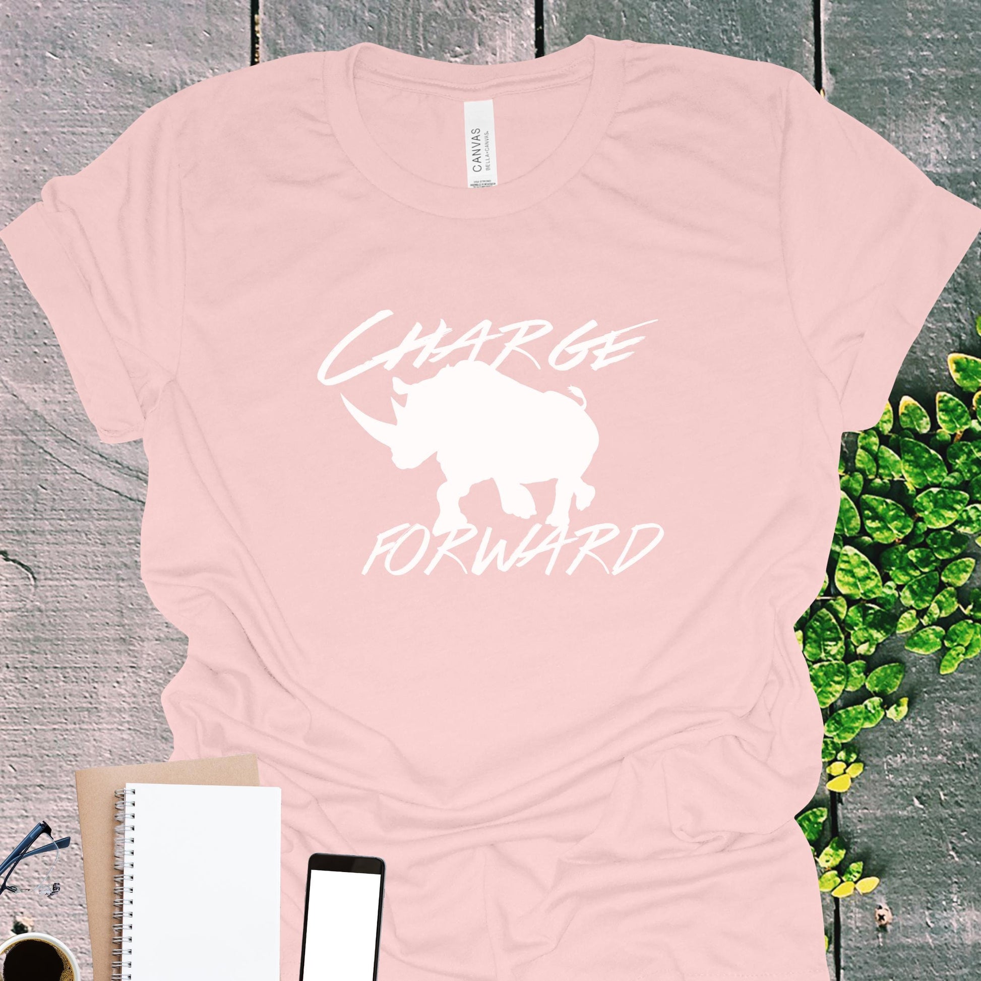 Rhino Charge Strength Graphic T-Shirt from Lewey's Merch