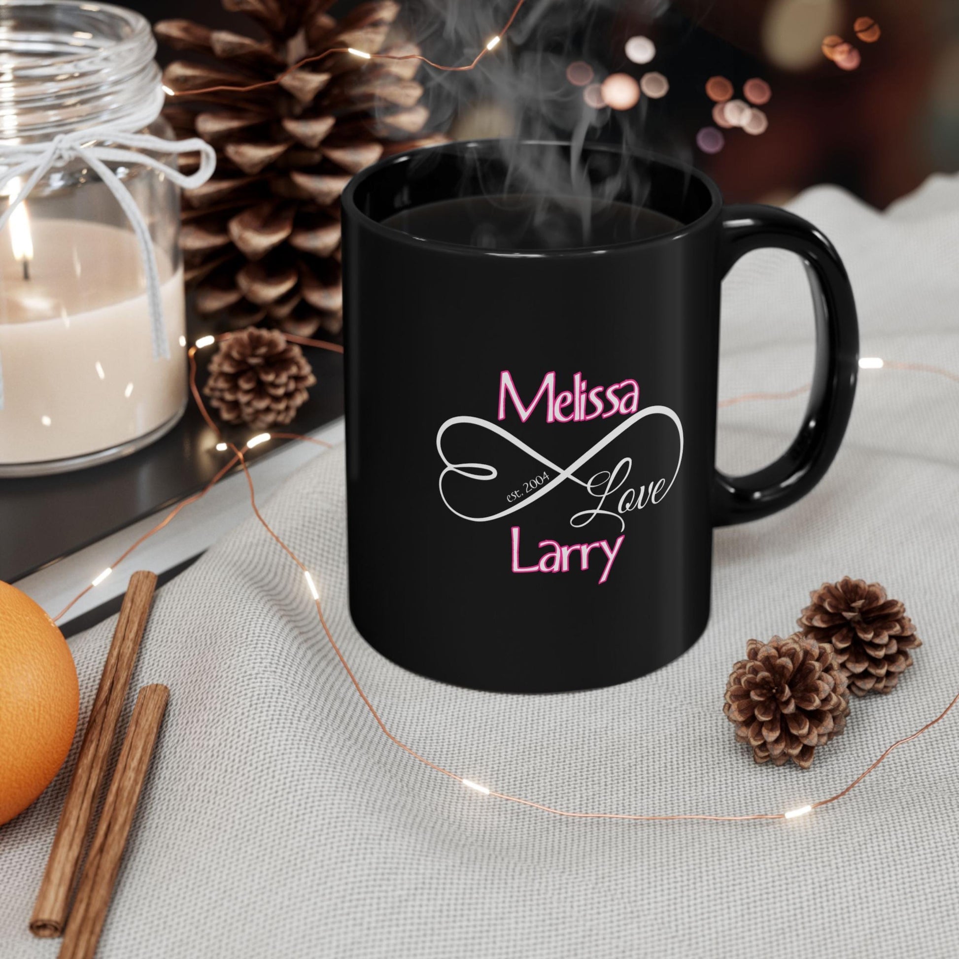 Custom Infinity Symbol Coffee Mug from Lewey's Merch