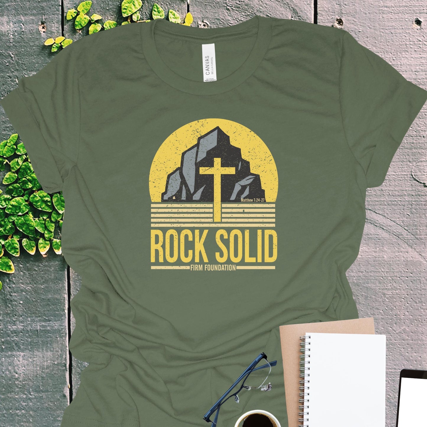 Rock Solid Christian T-Shirt from Lewey’s Merch