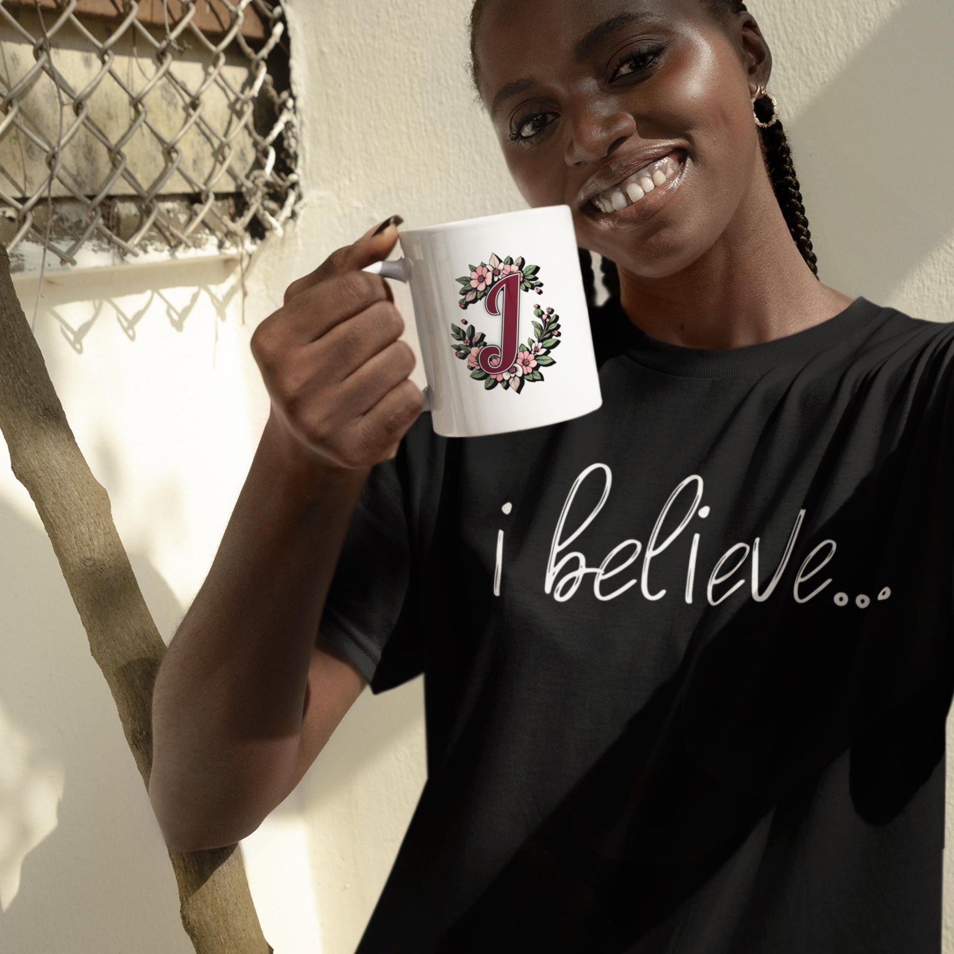 Personalized Monogram Ceramic Mug for Her from Lewey's Merch