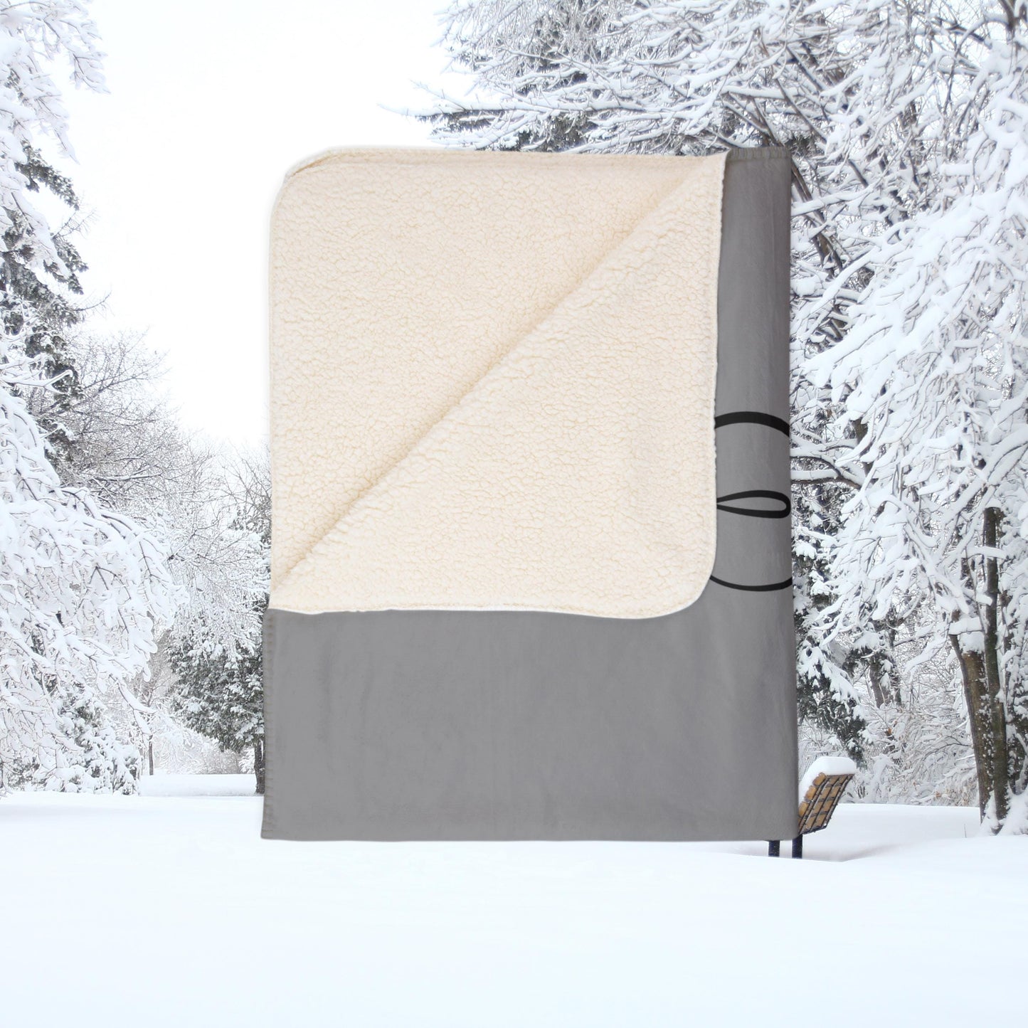 Custom Infinity Sherpa Blanket for Couples from Lewey's Merch