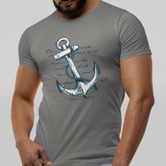The Hope We Have Hebrews 6:19 Christian T-Shirt from Lewey’s Merch