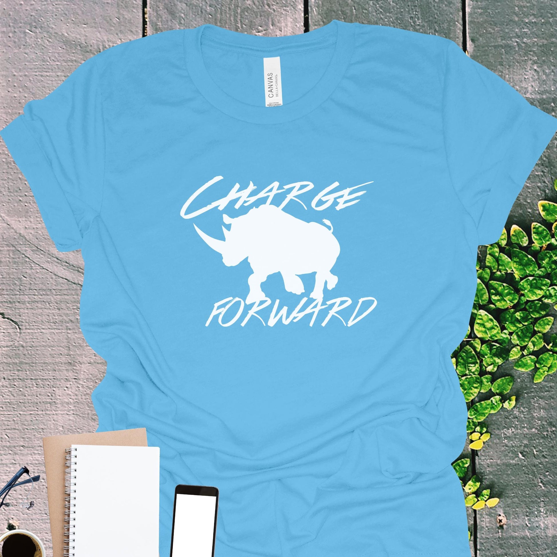 Rhino Charge Strength Graphic T-Shirt from Lewey's Merch