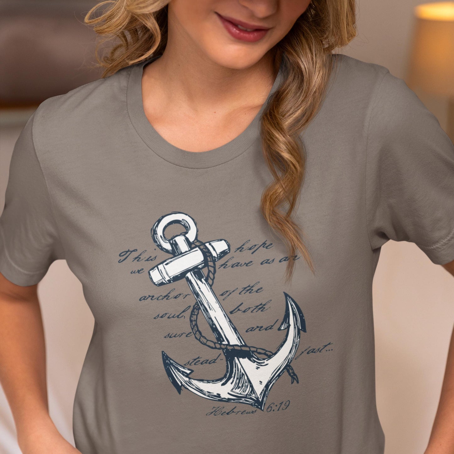 The Hope We Have Hebrews 6:19 Christian T-Shirt from Lewey’s Merch