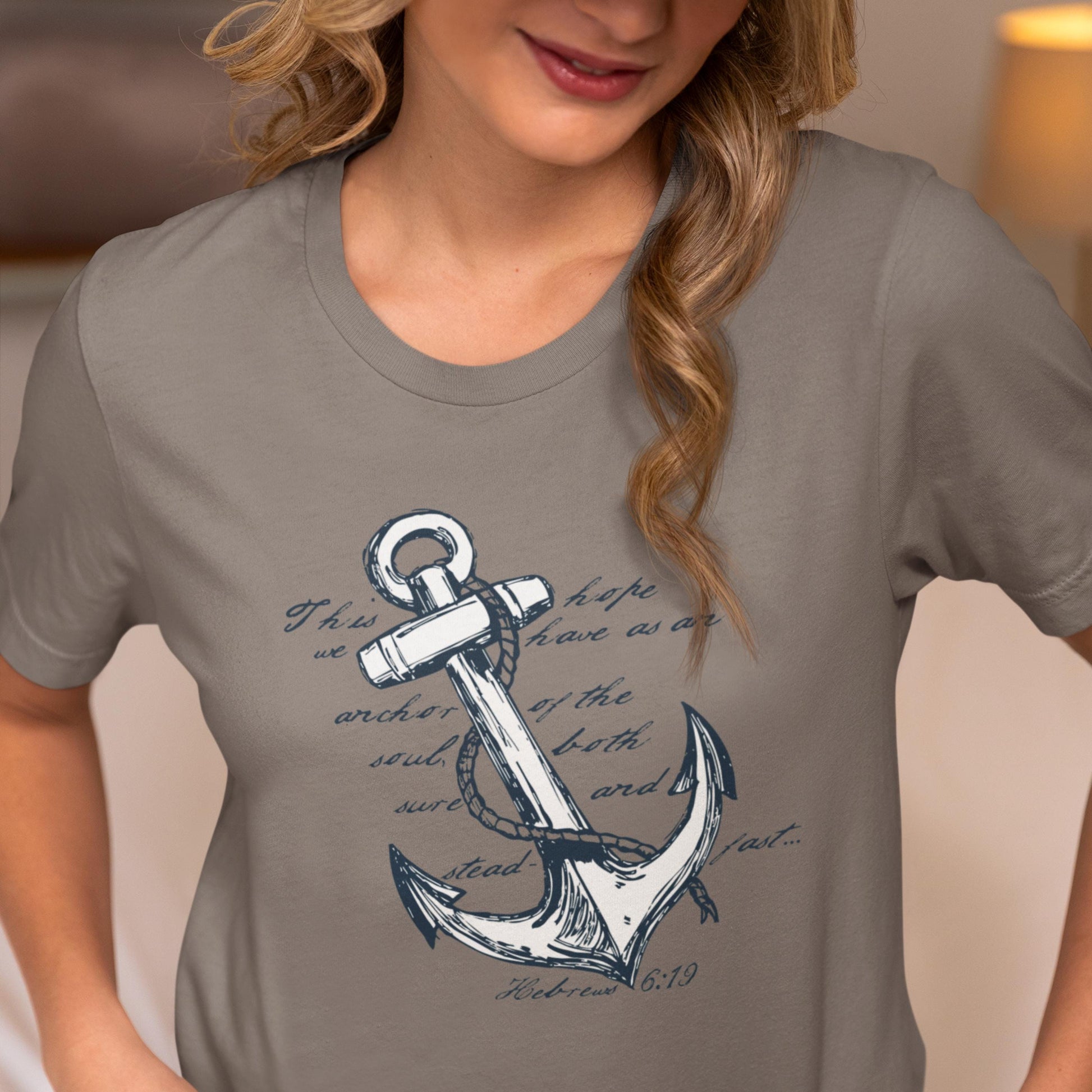 The Hope We Have Hebrews 6:19 Christian T-Shirt from Lewey’s Merch