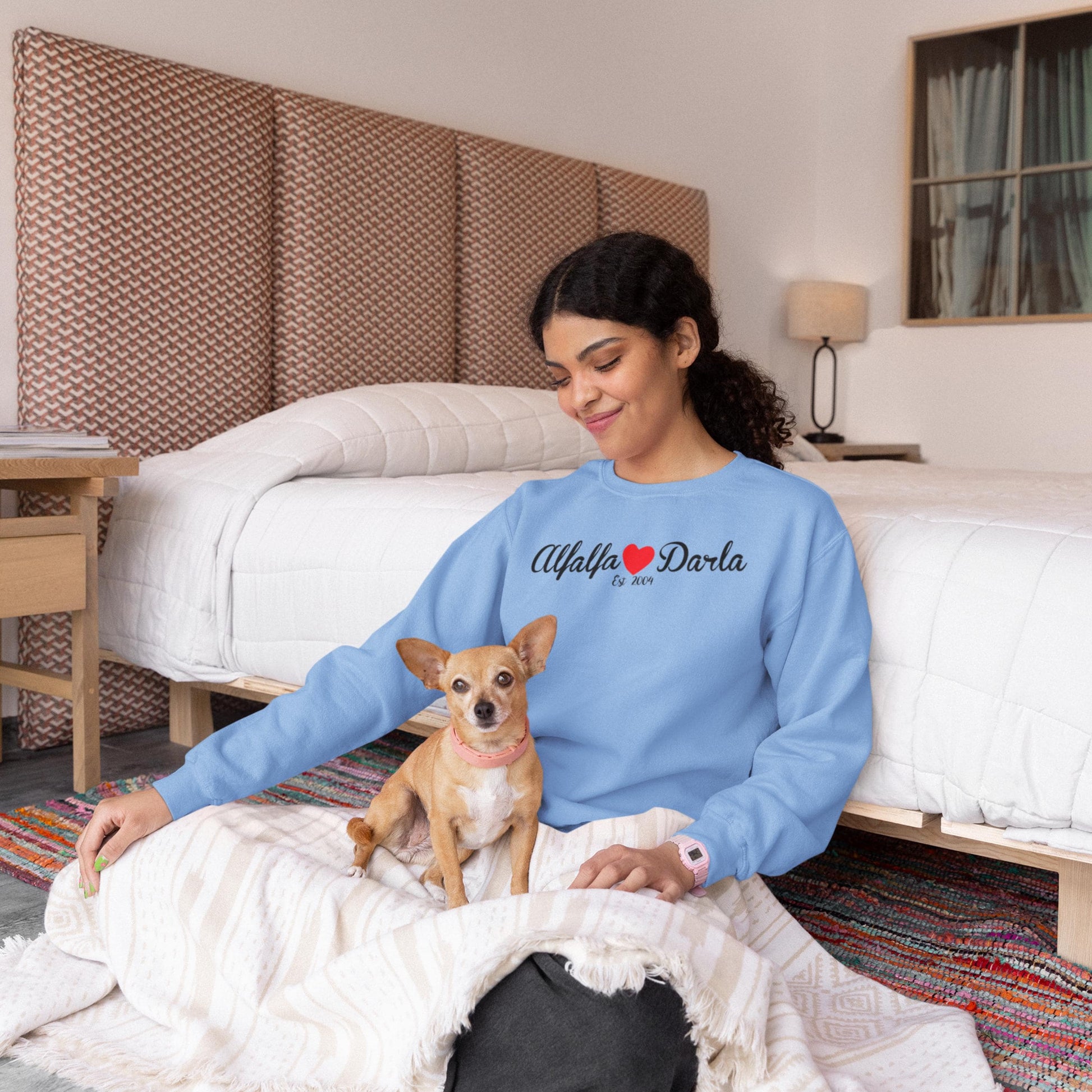Personalized Darla and Alfalfa Quote Sweatshirt from Lewey's Merch