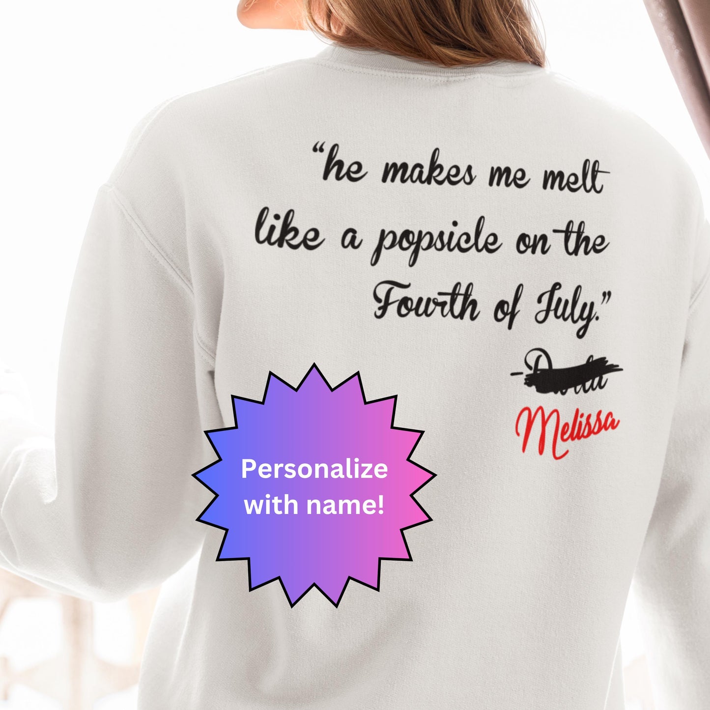 Personalized Darla and Alfalfa Quote Sweatshirt from Lewey's Merch