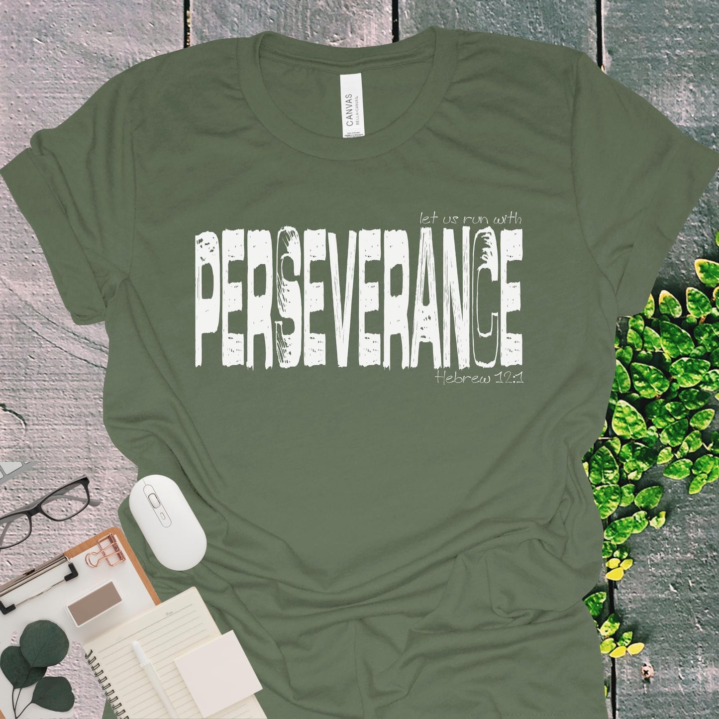 Spiritual Perseverance Christian Workout Shirt from Lewey’s Merch