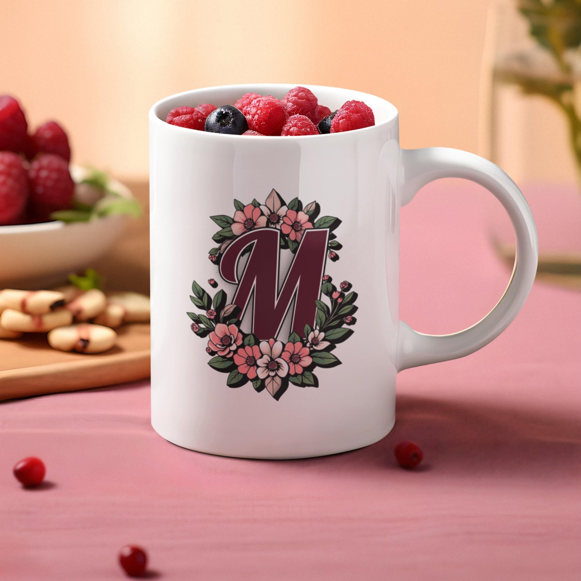 Personalized Monogram Ceramic Mug for Her from Lewey's Merch