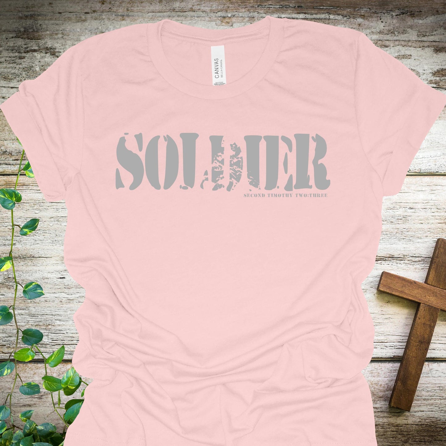 Endure Hardship 2 Timothy 2:3 Christian T-Shirt from Lewey’s Merch